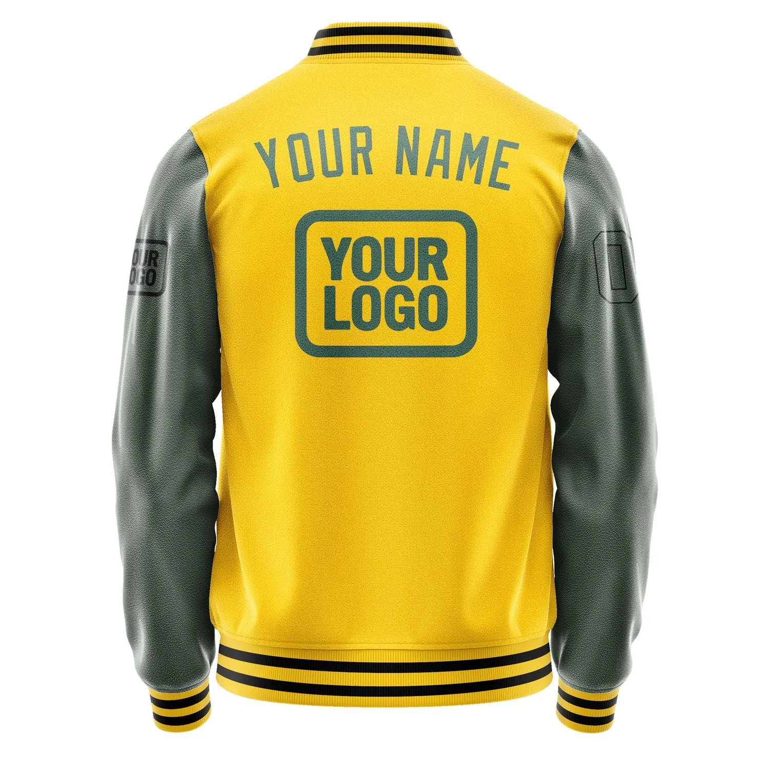 Custom Gold Blue Green Jacket sold by Tailorly product image thumbnail 4