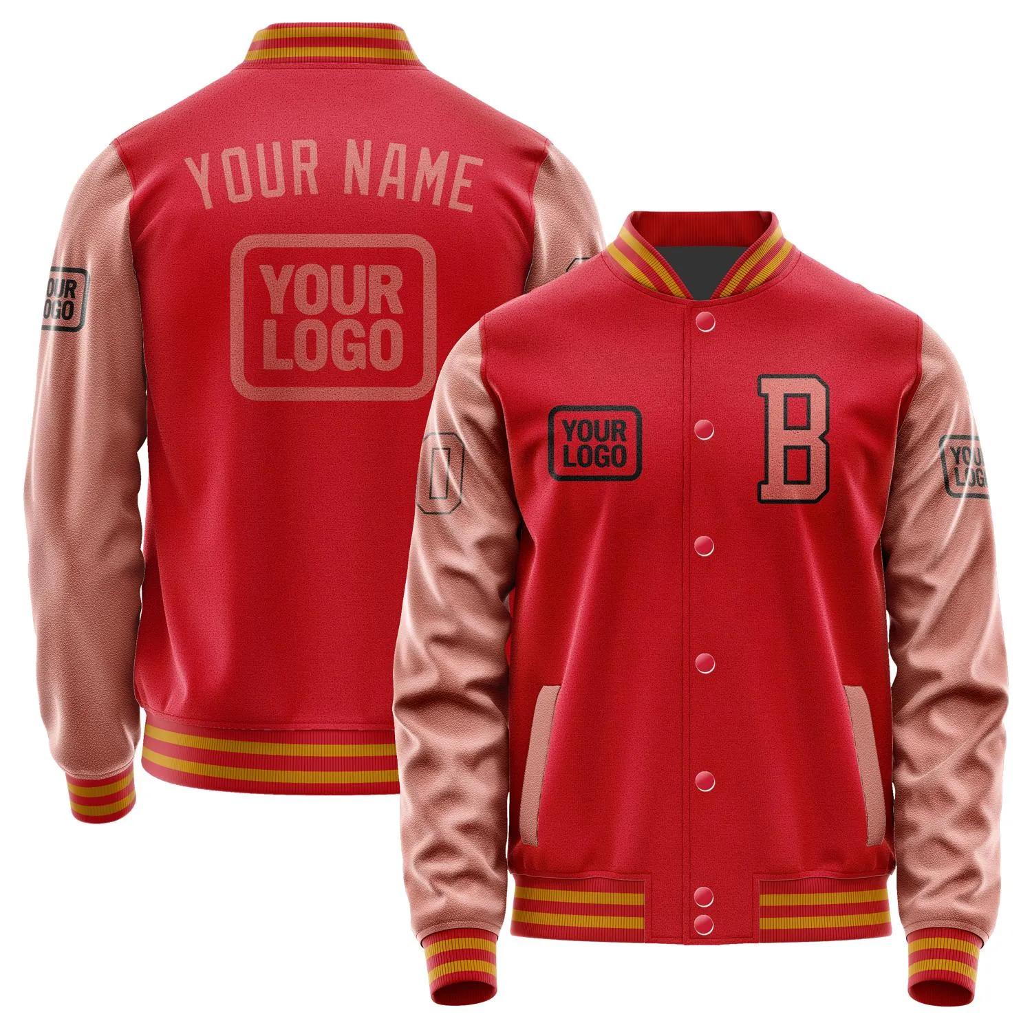 Custom Red Copper Rose Jacket sold by Tailorly