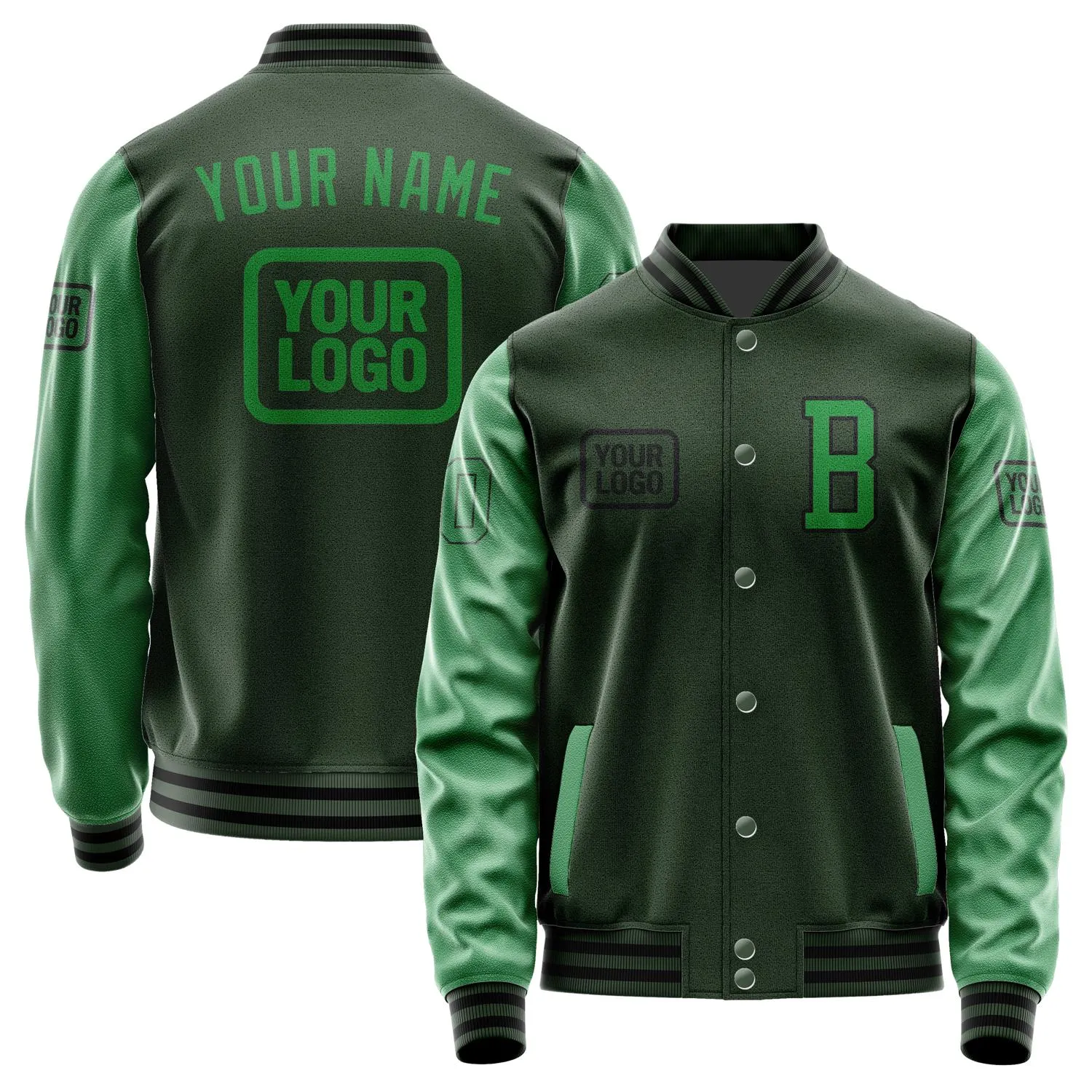 Custom Dark Green Emerald Green Jacket sold by Tailorly