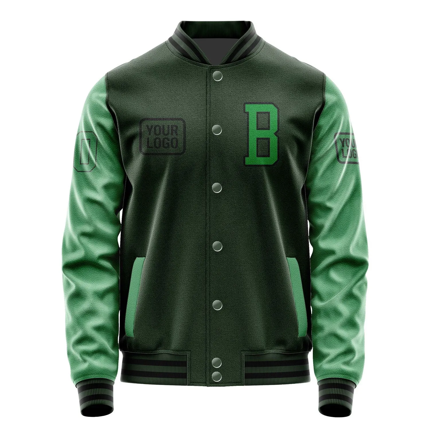 Custom Dark Green Emerald Green Jacket sold by Tailorly product image thumbnail 2