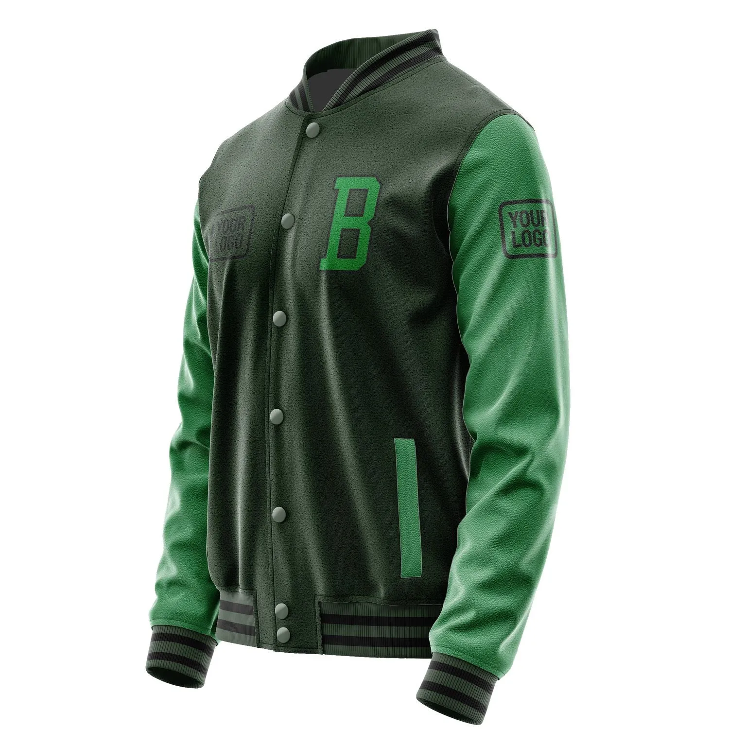Custom Dark Green Emerald Green Jacket sold by Tailorly product image thumbnail 3