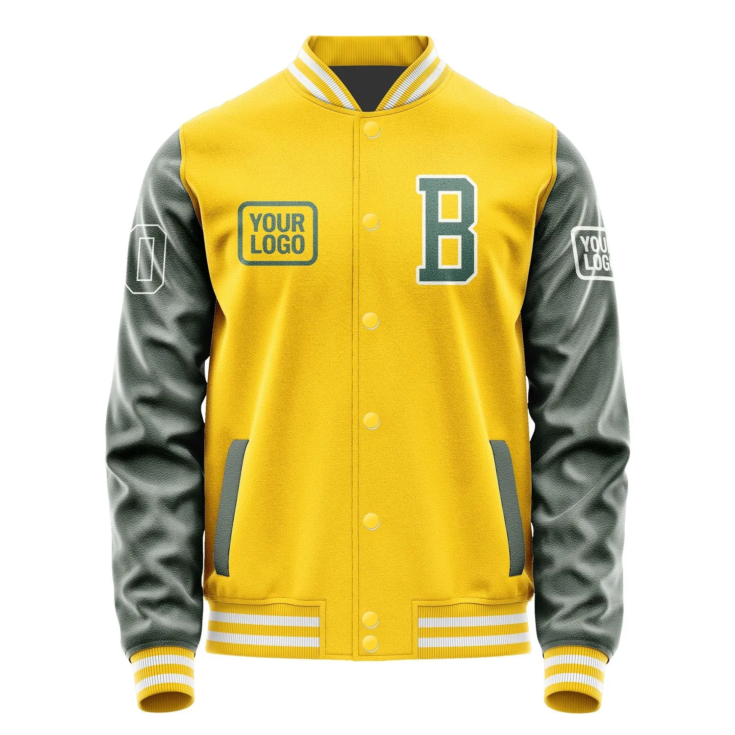 Custom Gold Blue Green Jacket sold by Tailorly product image thumbnail 2