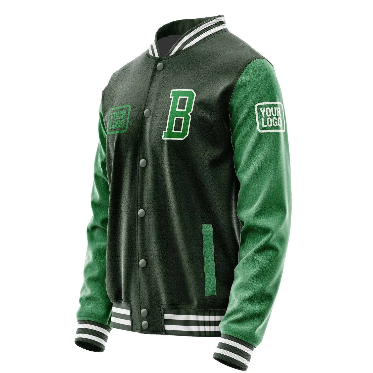 Custom Dark Green Emerald Green Jacket sold by Tailorly product image thumbnail 3