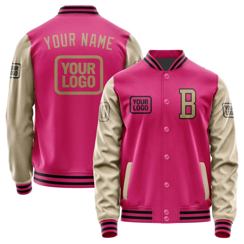 Custom Pink Light Khaki Jacket sold by Tailorly