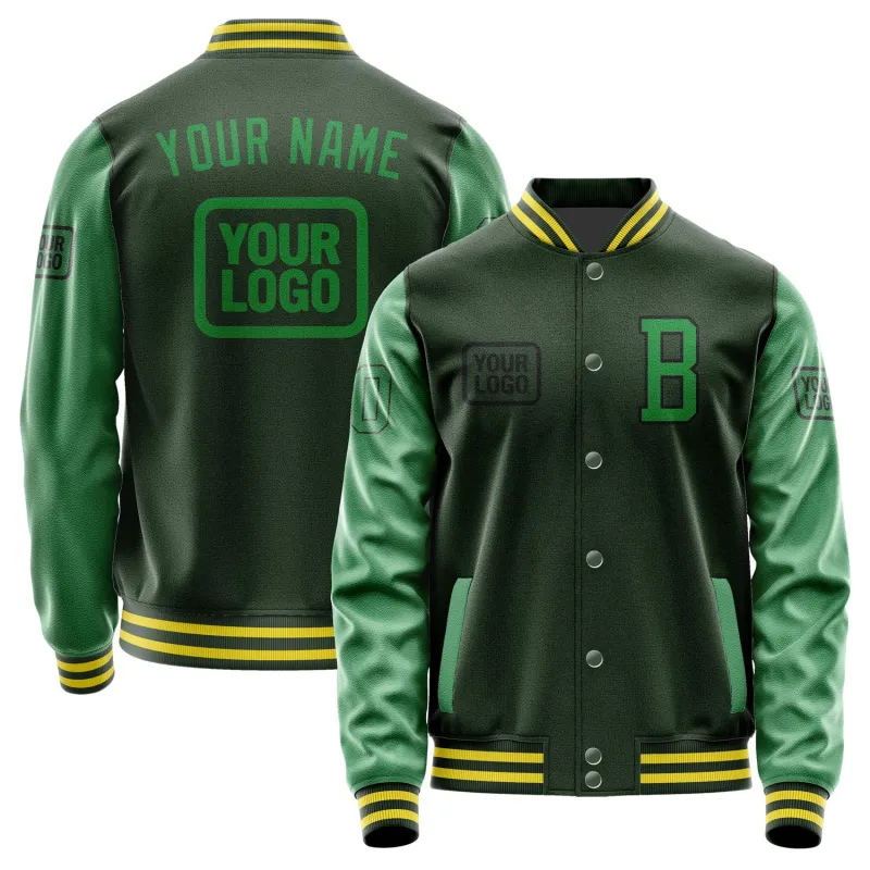 Custom Dark Green Emerald Green Jacket sold by Tailorly