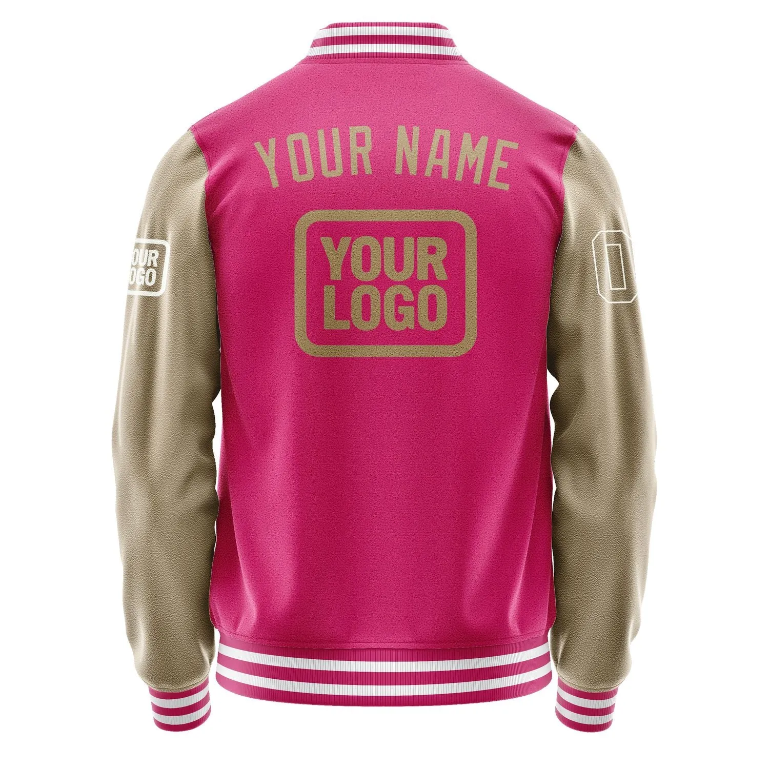 Custom Pink Light Khaki Jacket sold by Tailorly product image thumbnail 4