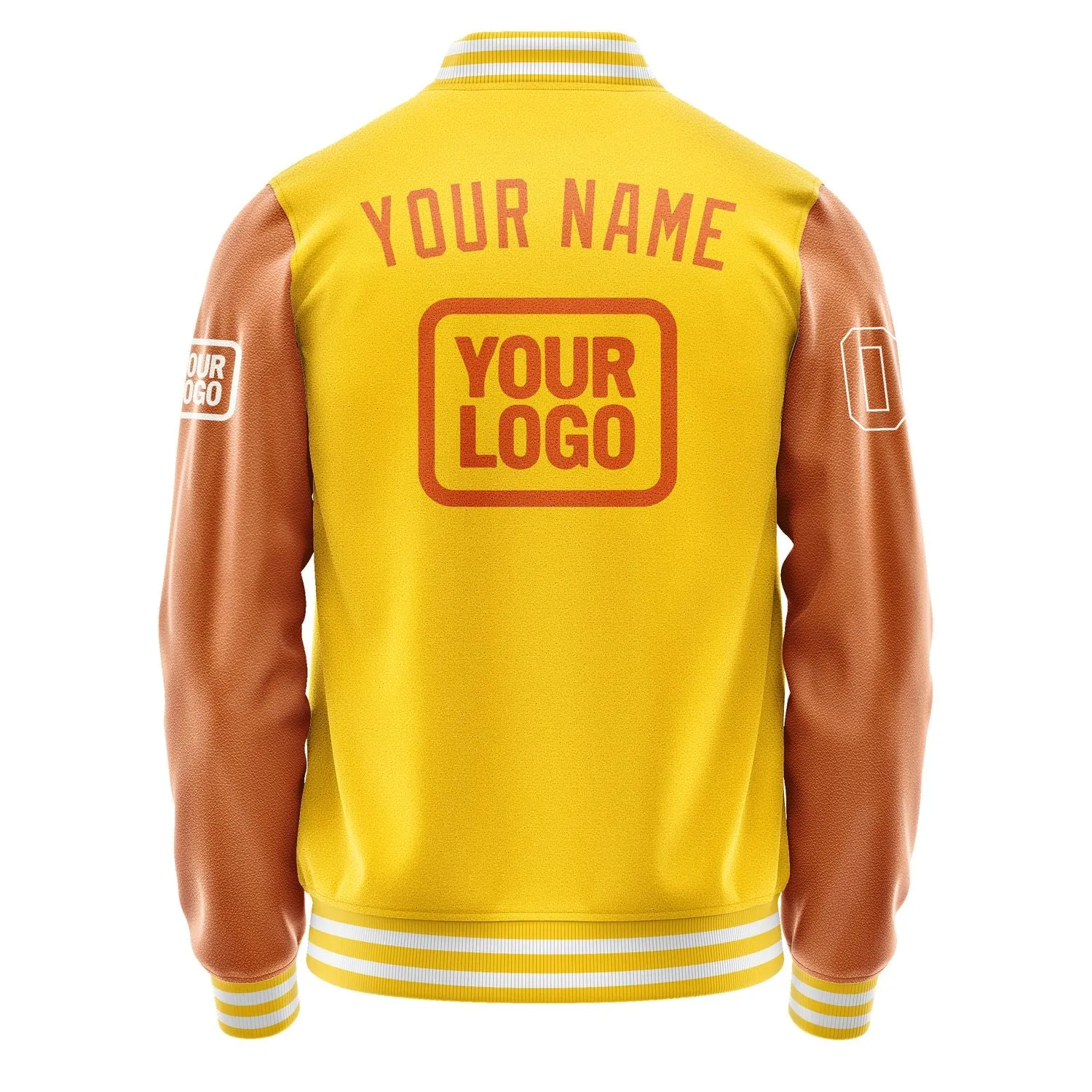 Custom Gold Orange Jacket sold by Tailorly product image thumbnail 4