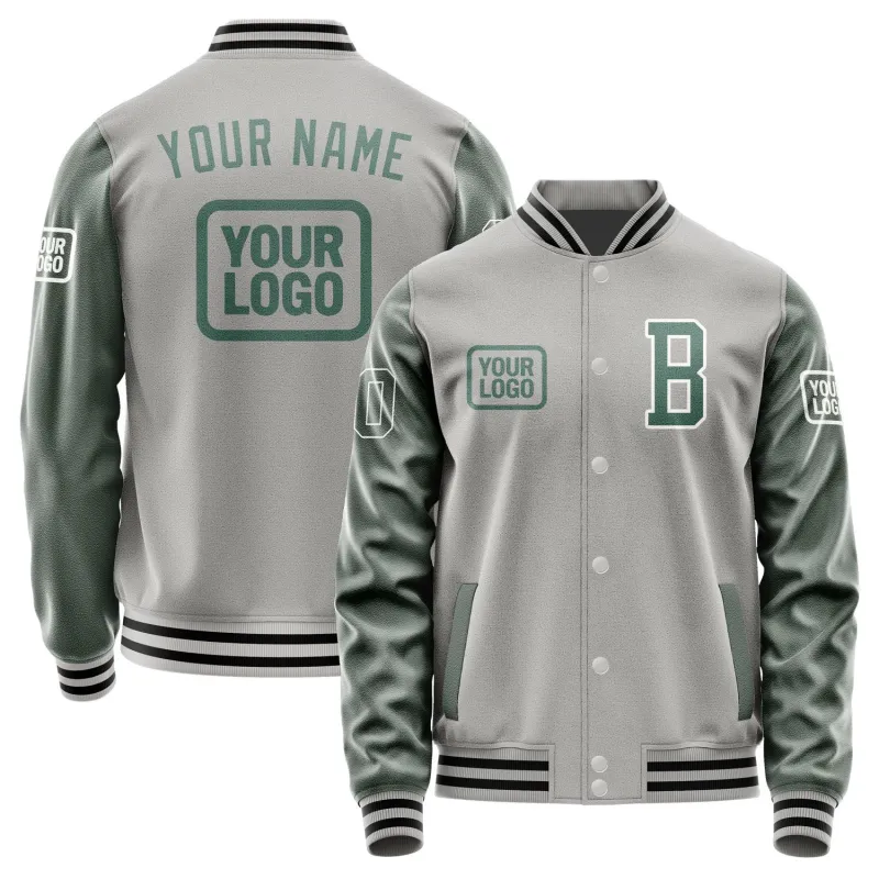 Custom Gray Blue Green Jacket sold by Tailorly
