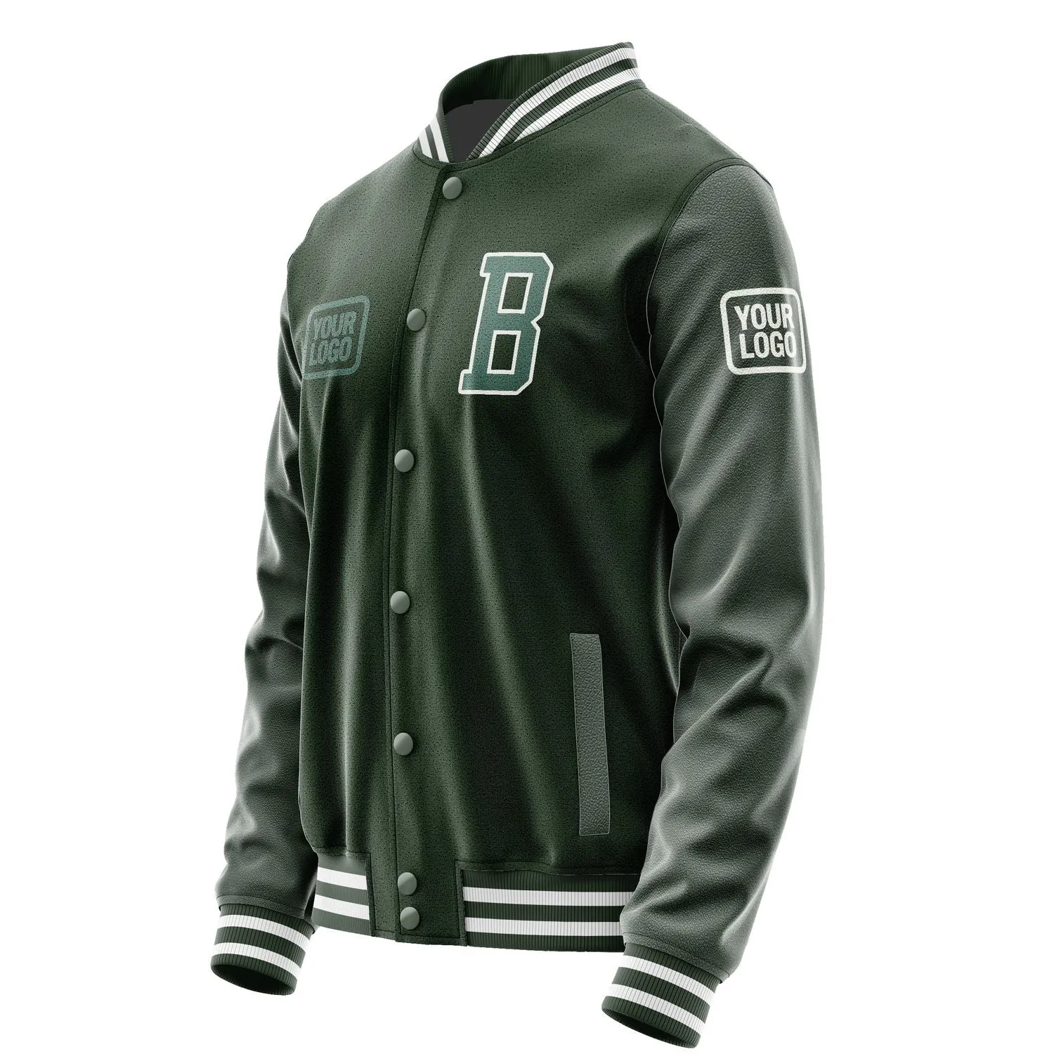 Custom Dark Green Blue Green Jacket sold by Tailorly product image thumbnail 3