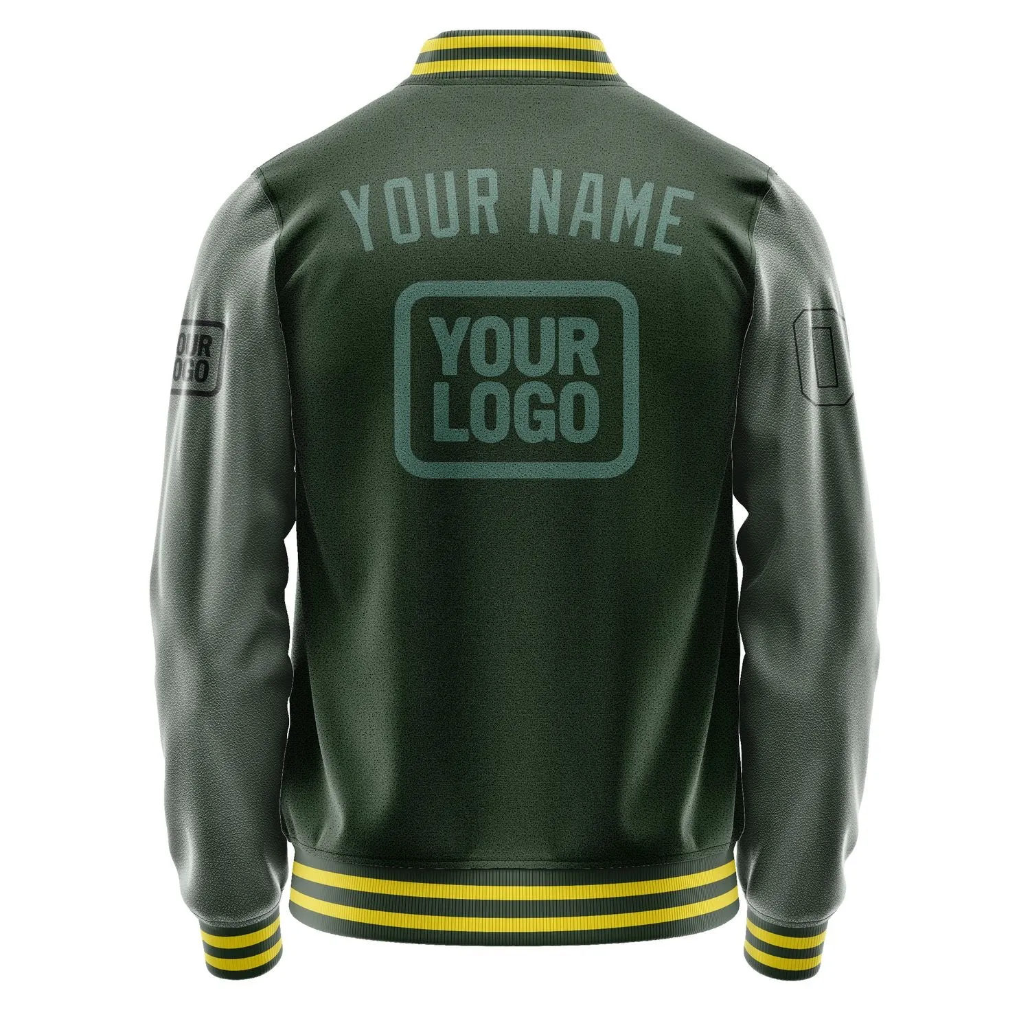 Custom Dark Green Blue Green Jacket sold by Tailorly product image thumbnail 4