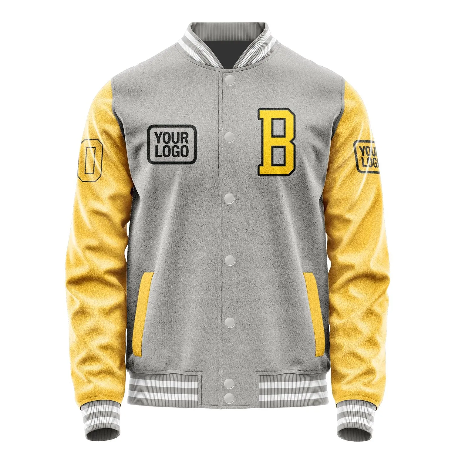 Custom Gray Gold Jacket sold by Tailorly product image thumbnail 2