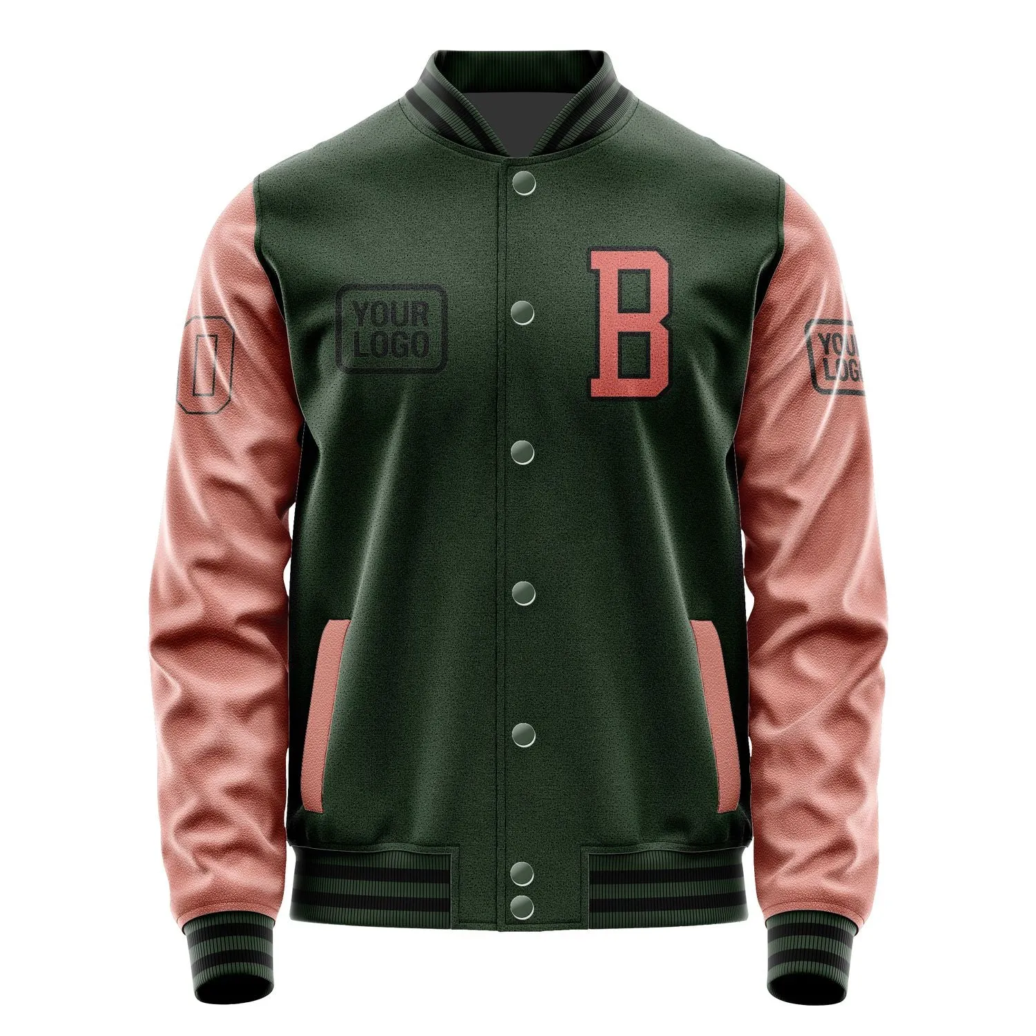 Custom Dark Green Copper Rose Jacket sold by Tailorly product image thumbnail 2