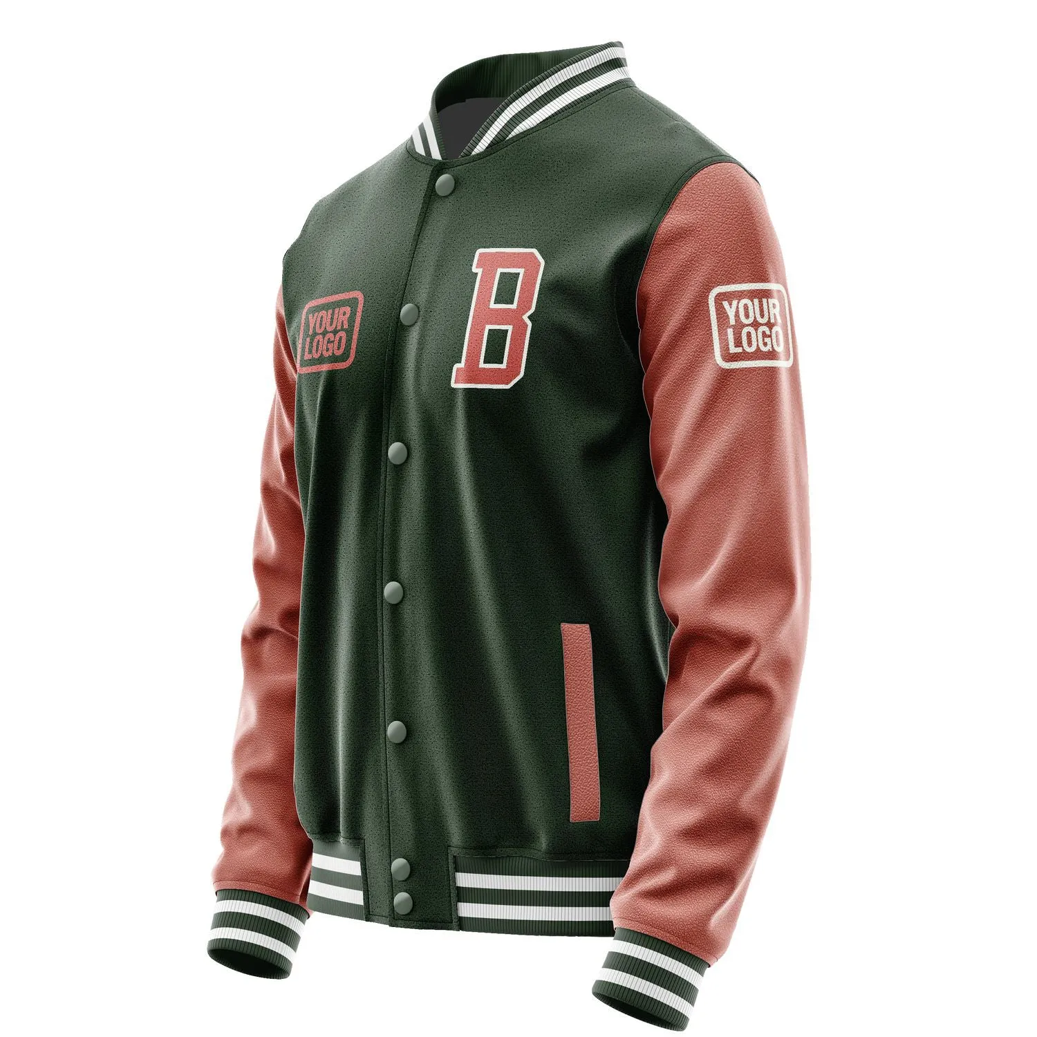 Custom Dark Green Copper Rose Jacket sold by Tailorly product image thumbnail 3