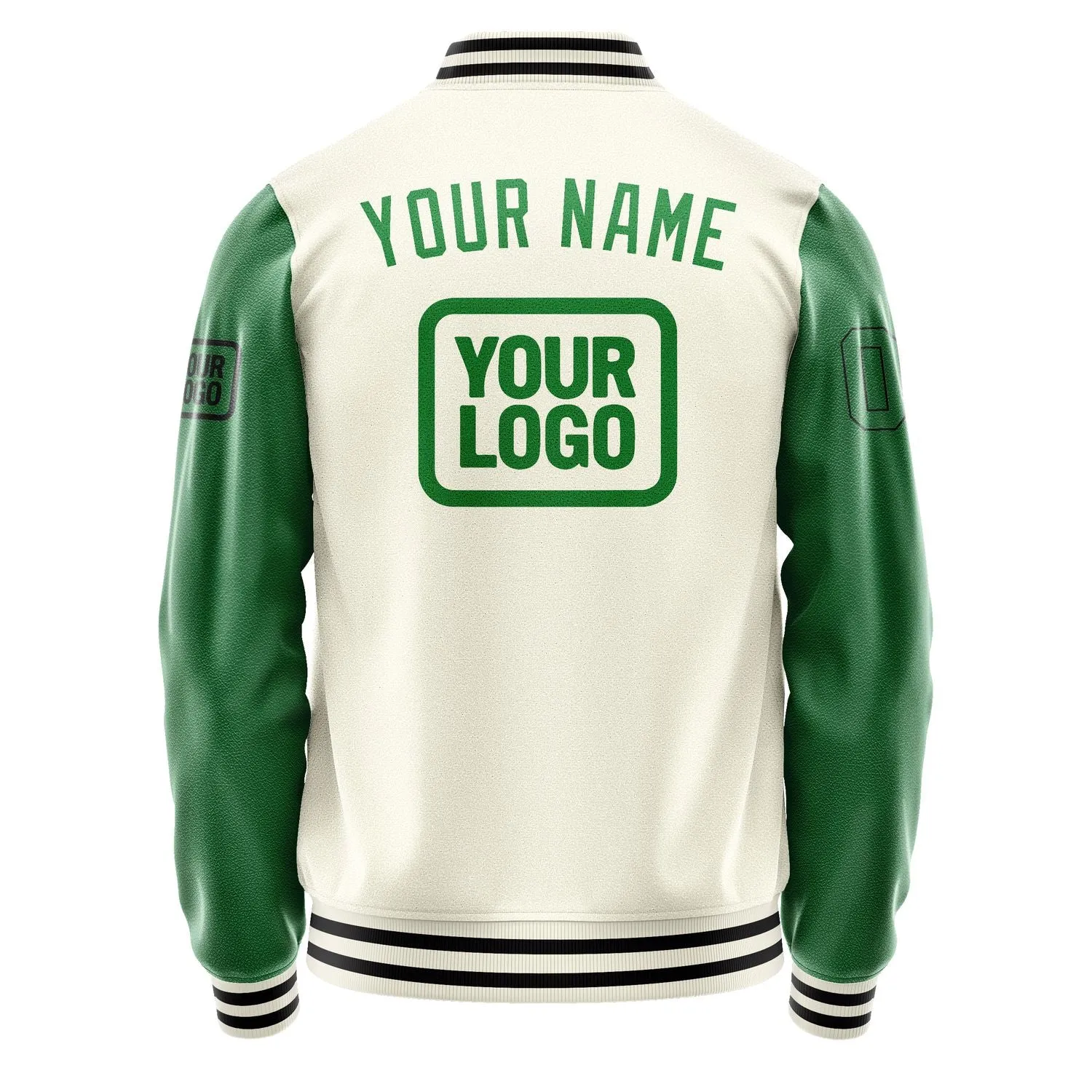 Custom Cream Emerald Green Jacket sold by Tailorly product image thumbnail 4
