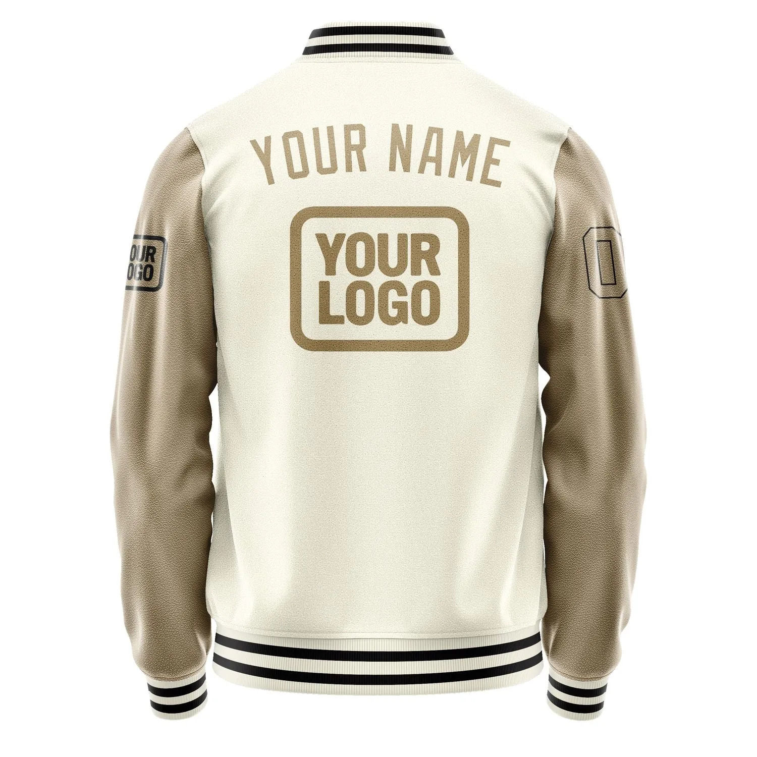 Custom Cream Light Khaki Jacket sold by Tailorly product image thumbnail 4