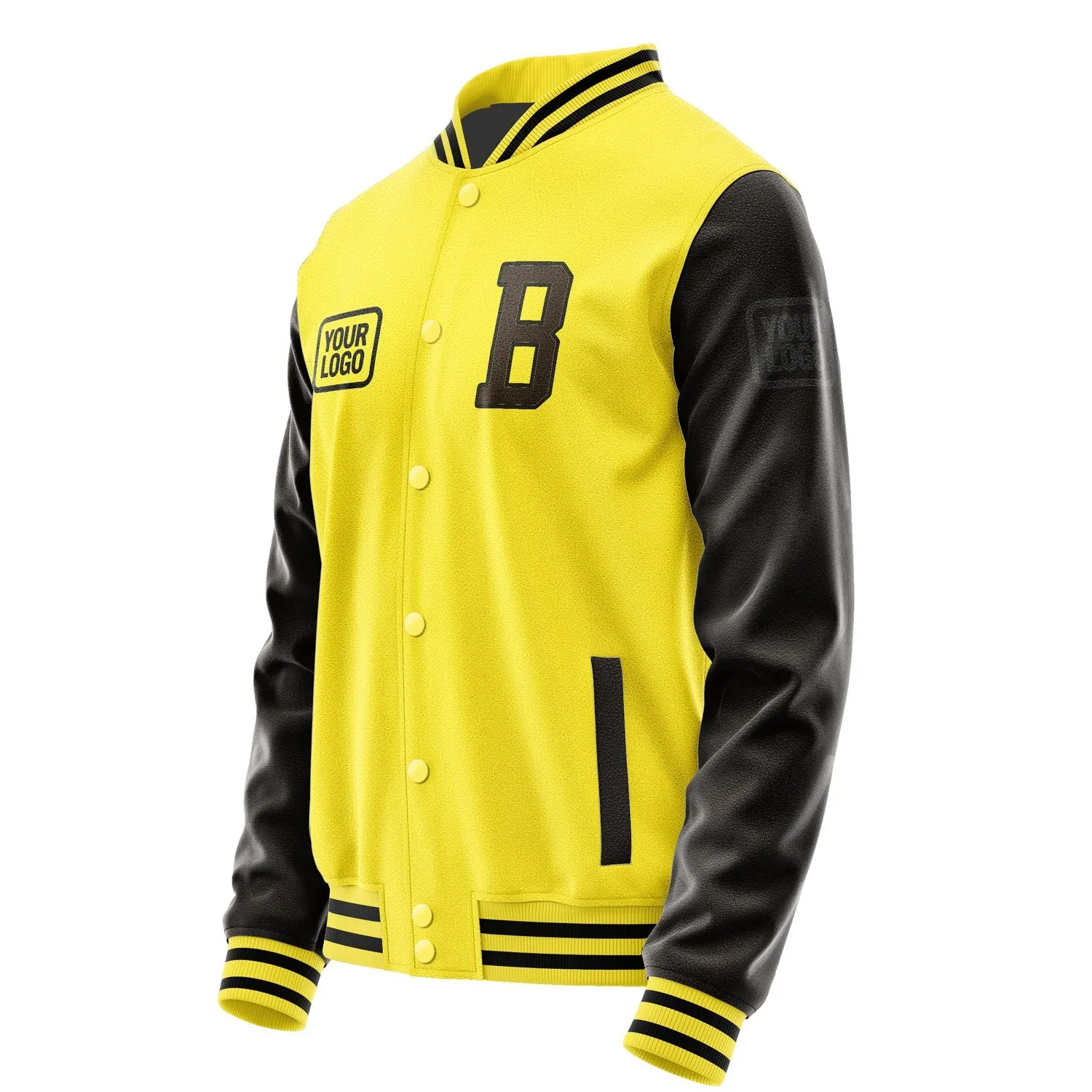 Custom Light Yellow Brown Jacket sold by Tailorly product image thumbnail 3