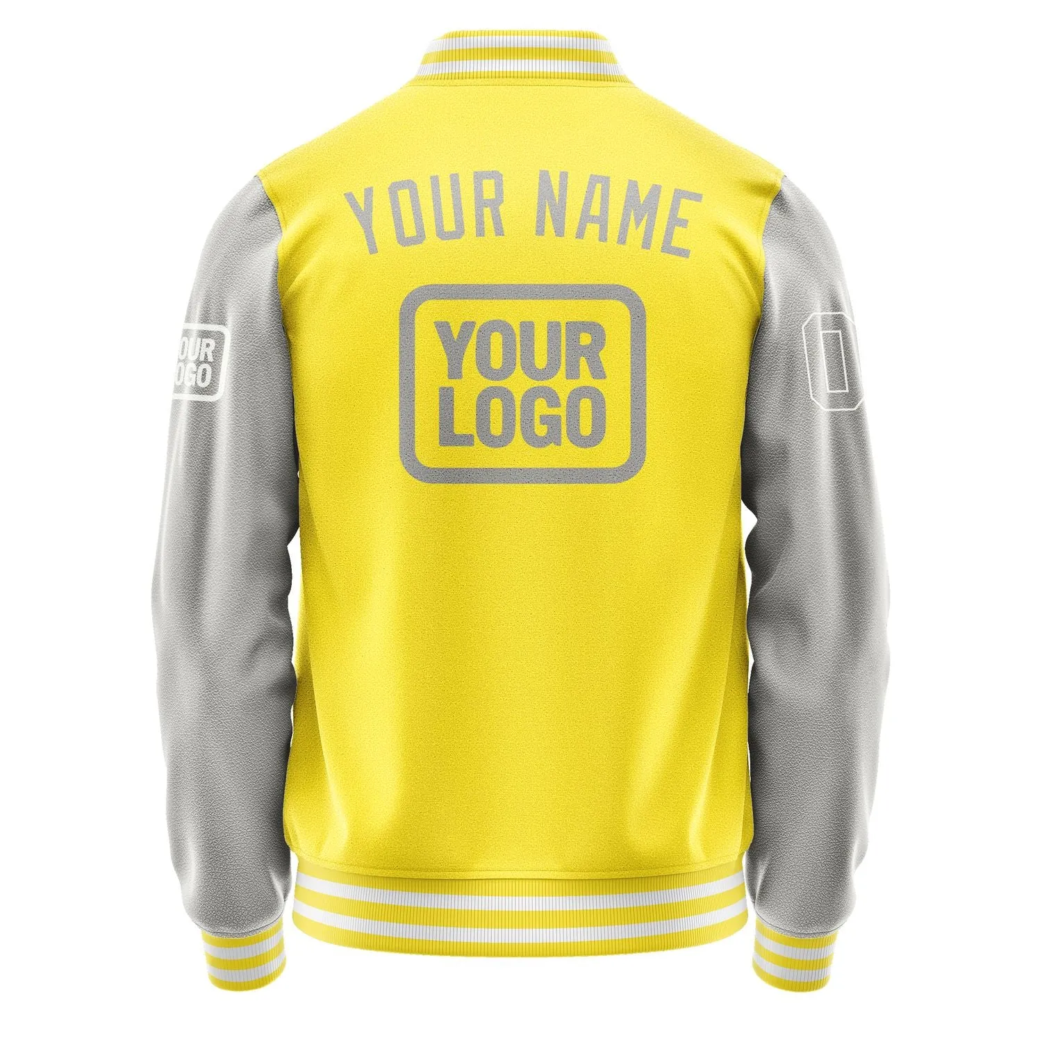 Custom Light Yellow Gray Jacket sold by Tailorly product image thumbnail 4
