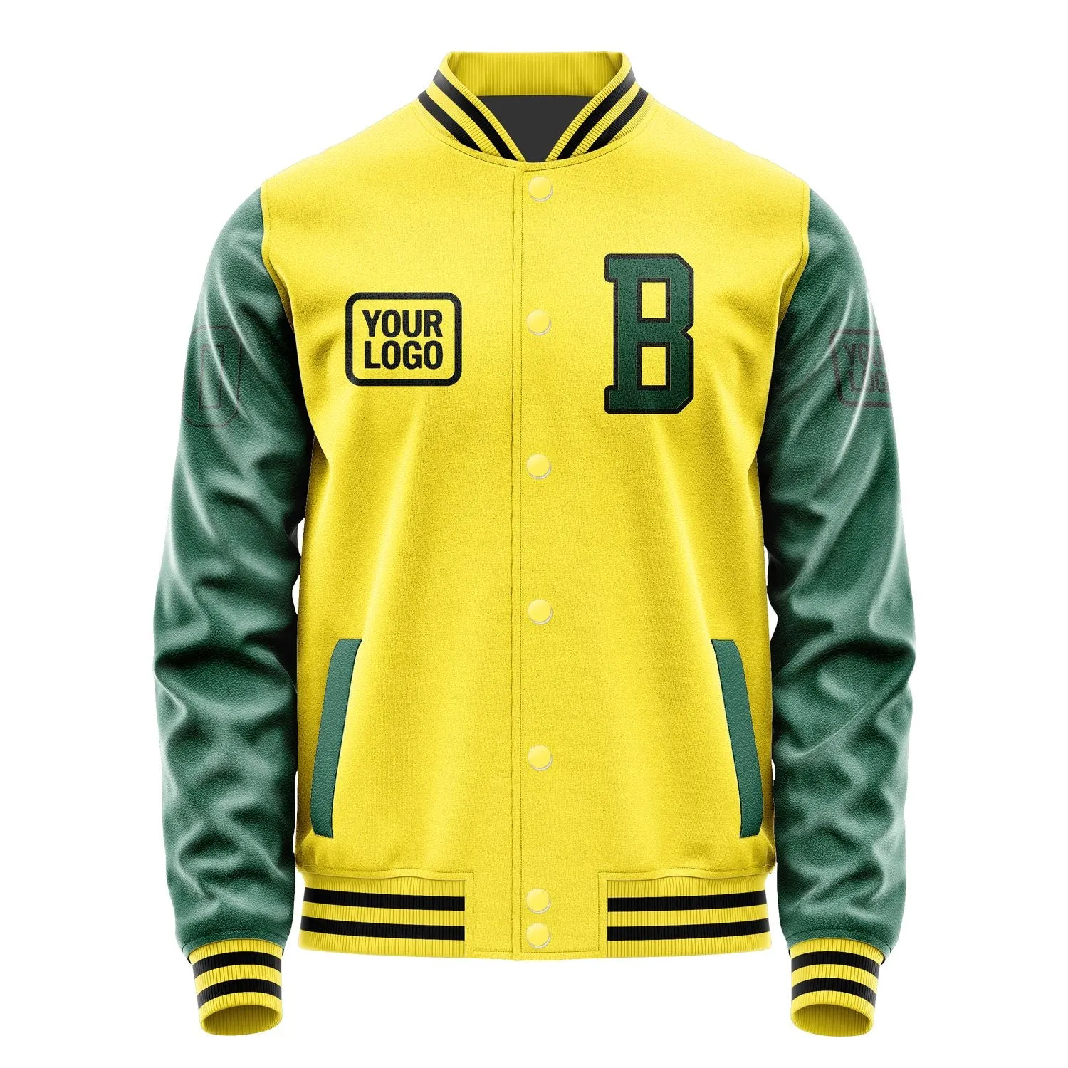 Custom Light Yellow Green Jacket sold by Tailorly product image thumbnail 2