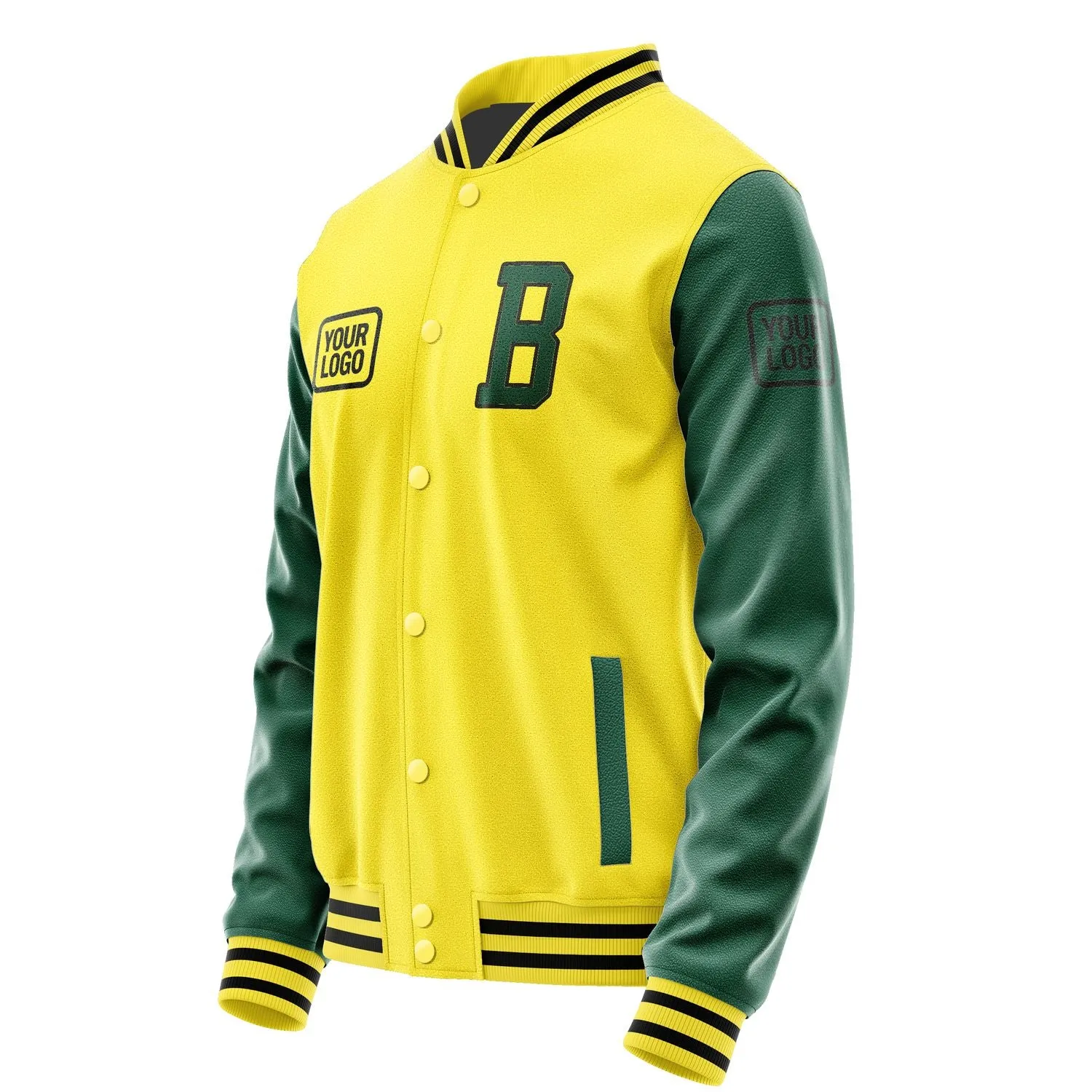 Custom Light Yellow Green Jacket sold by Tailorly product image thumbnail 3