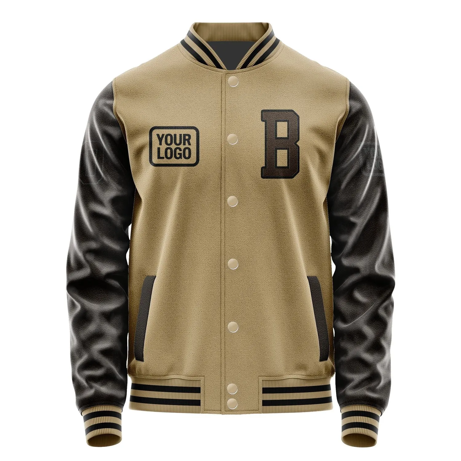 Custom Light Khaki Brown Jacket sold by Tailorly product image thumbnail 2