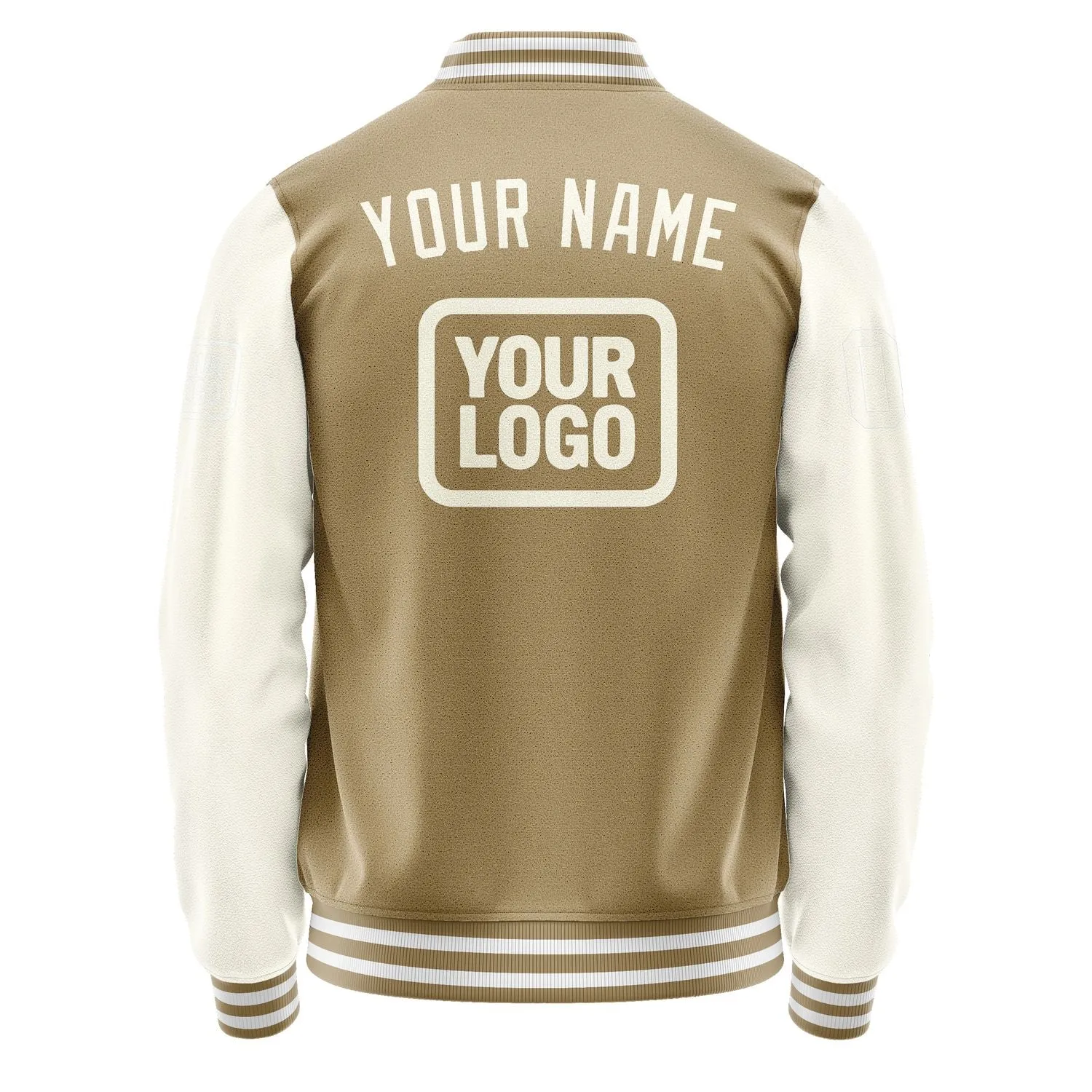 Custom Light Khaki Cream Jacket sold by Tailorly product image thumbnail 4
