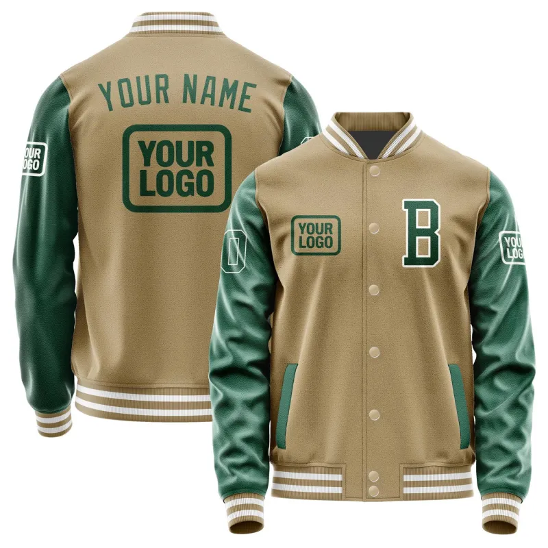 Custom Light Khaki Green Jacket sold by Tailorly