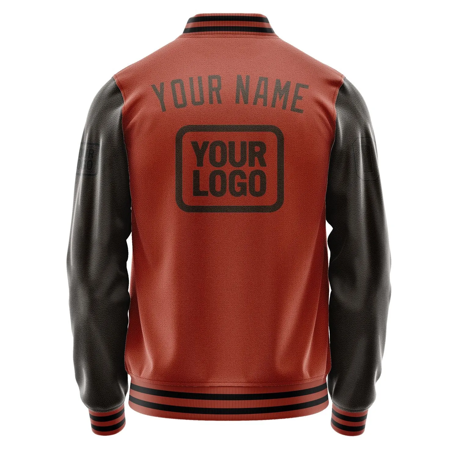 Custom Coral Red Brown Jacket sold by Tailorly product image thumbnail 4
