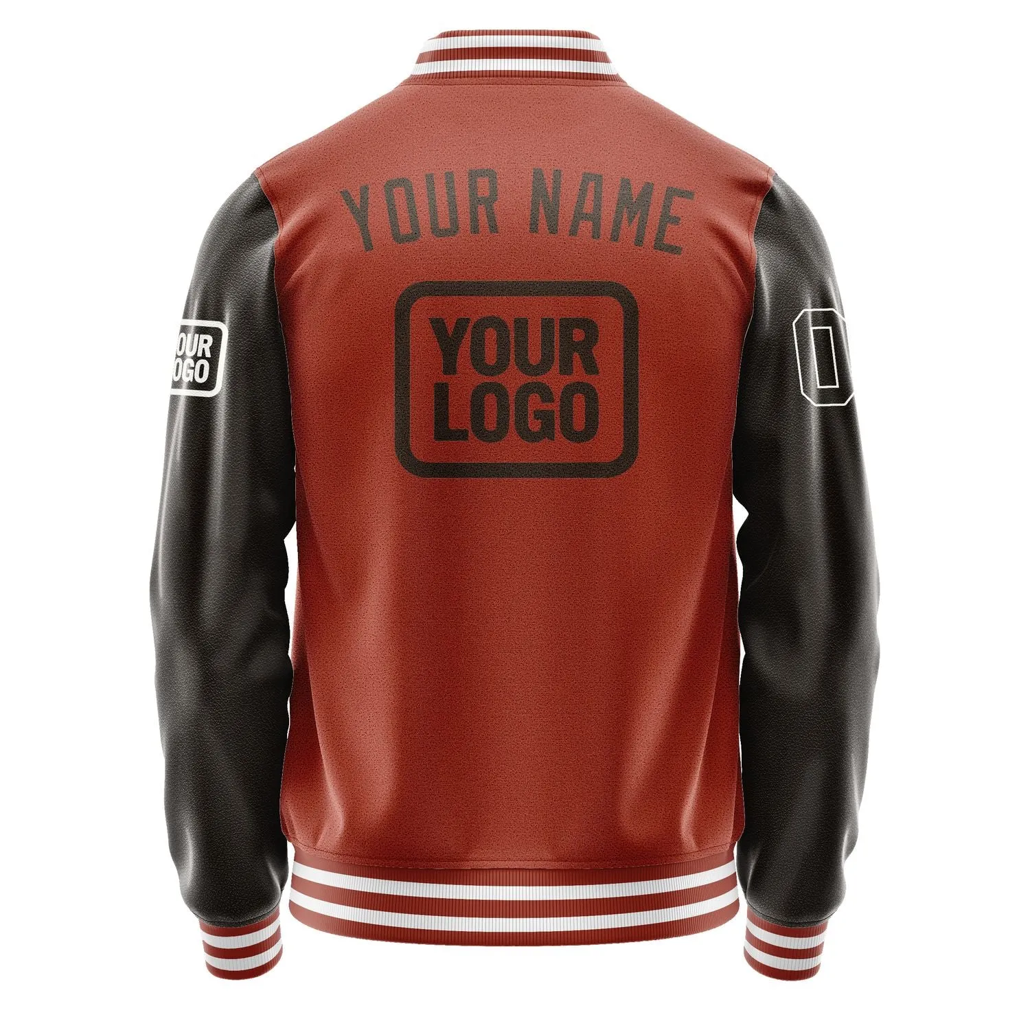 Custom Coral Red Brown Jacket sold by Tailorly product image thumbnail 4