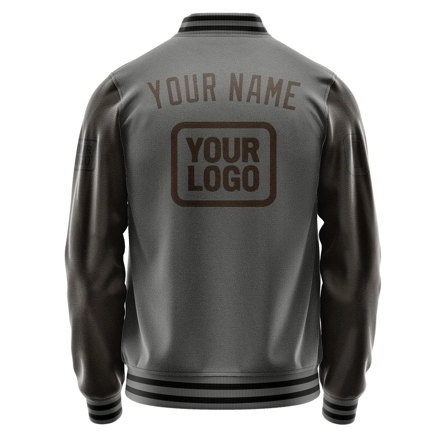 Custom Dark Grey Brown Jacket sold by Tailorly product image thumbnail 4