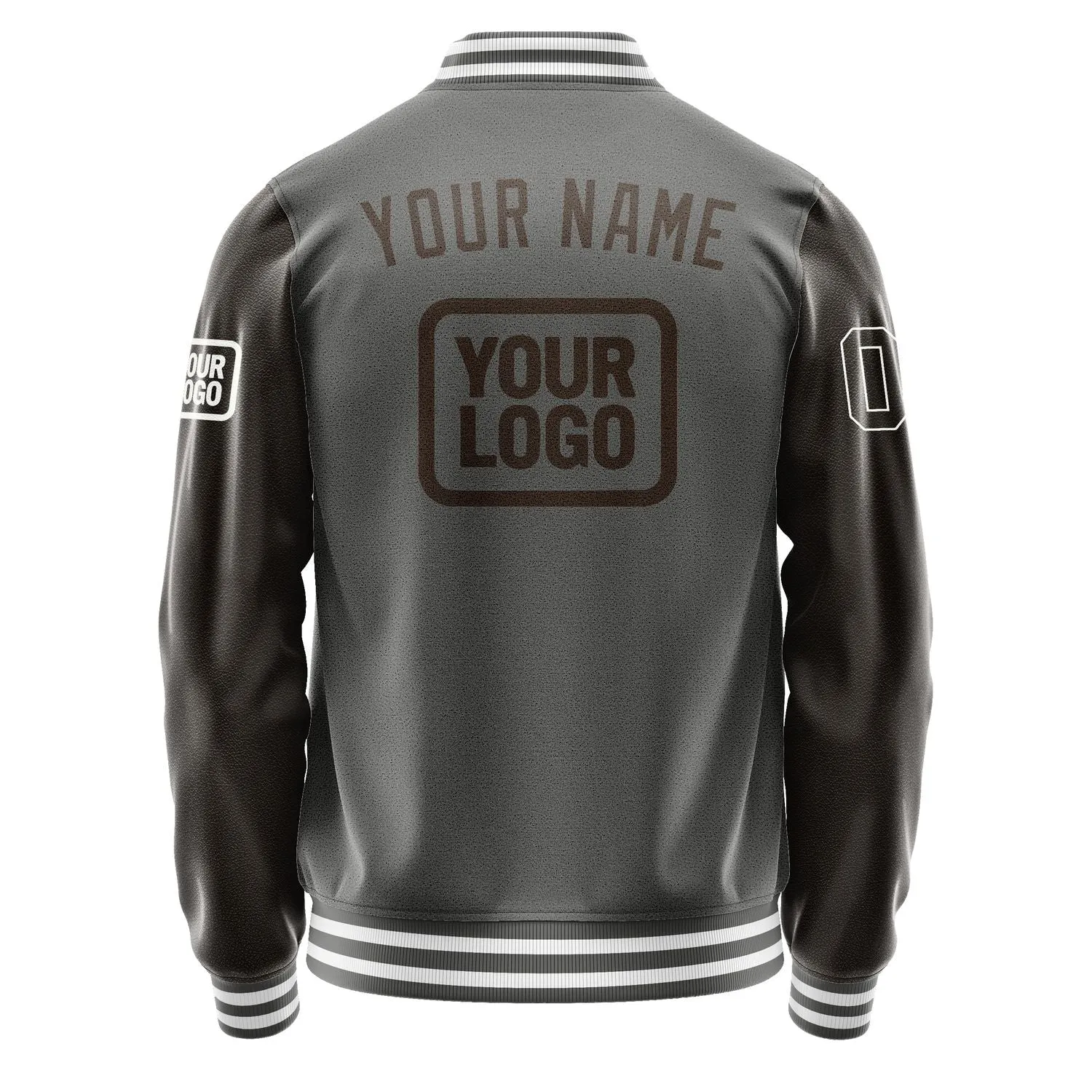 Custom Dark Grey Brown Jacket sold by Tailorly product image thumbnail 4