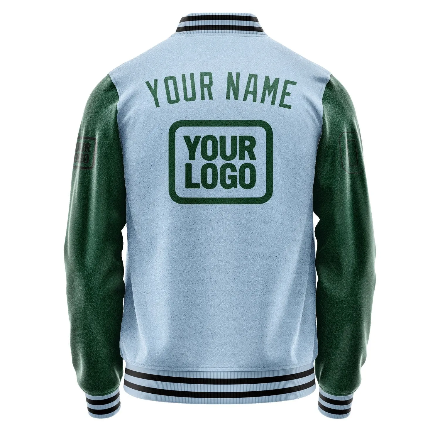 Custom Light Blue Green Jacket sold by Tailorly product image thumbnail 4