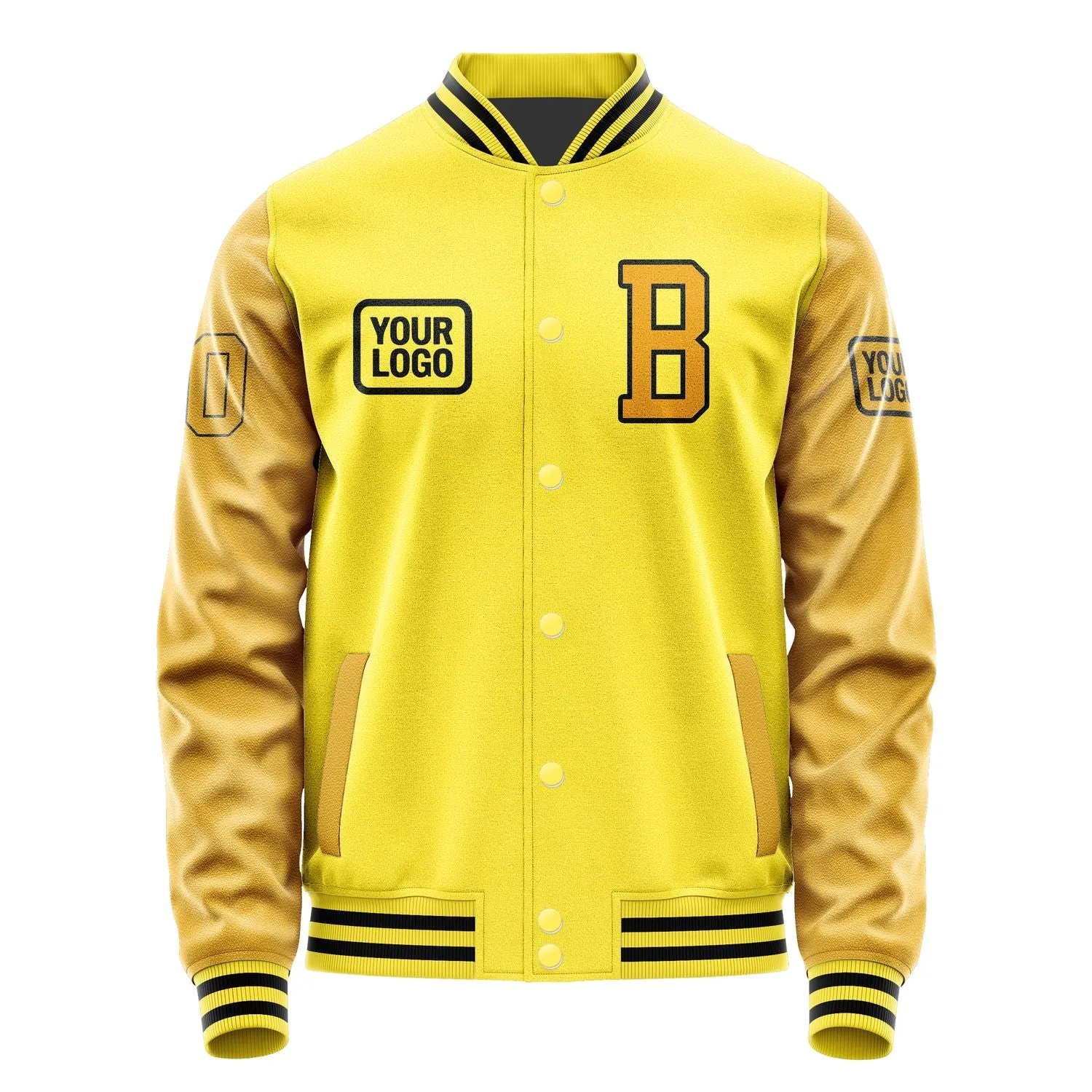 Custom Light Yellow Yellow Jacket sold by Tailorly product image thumbnail 2