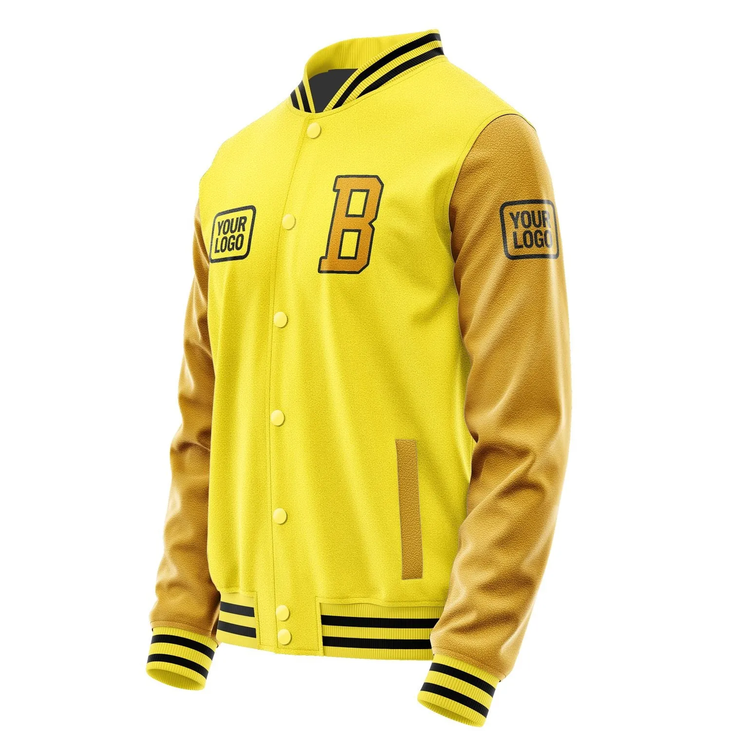 Custom Light Yellow Yellow Jacket sold by Tailorly product image thumbnail 3