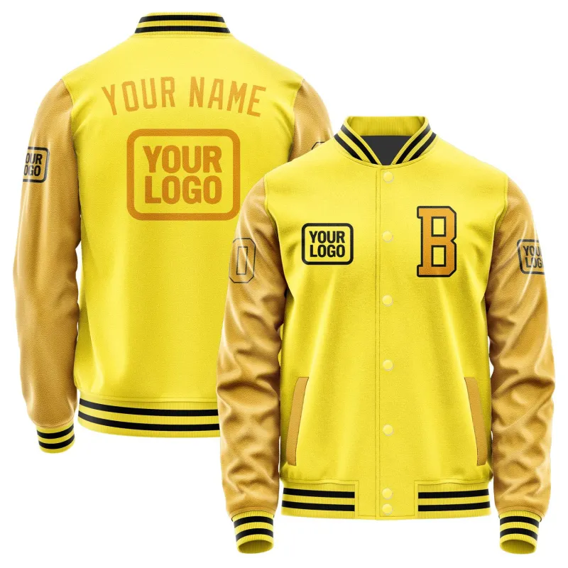 Custom Light Yellow Yellow Jacket sold by Tailorly