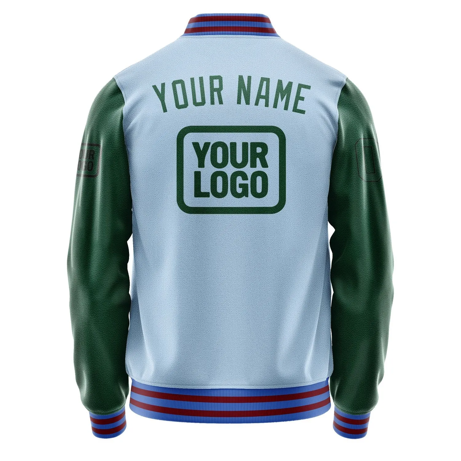 Custom Light Blue Green Jacket sold by Tailorly product image thumbnail 4