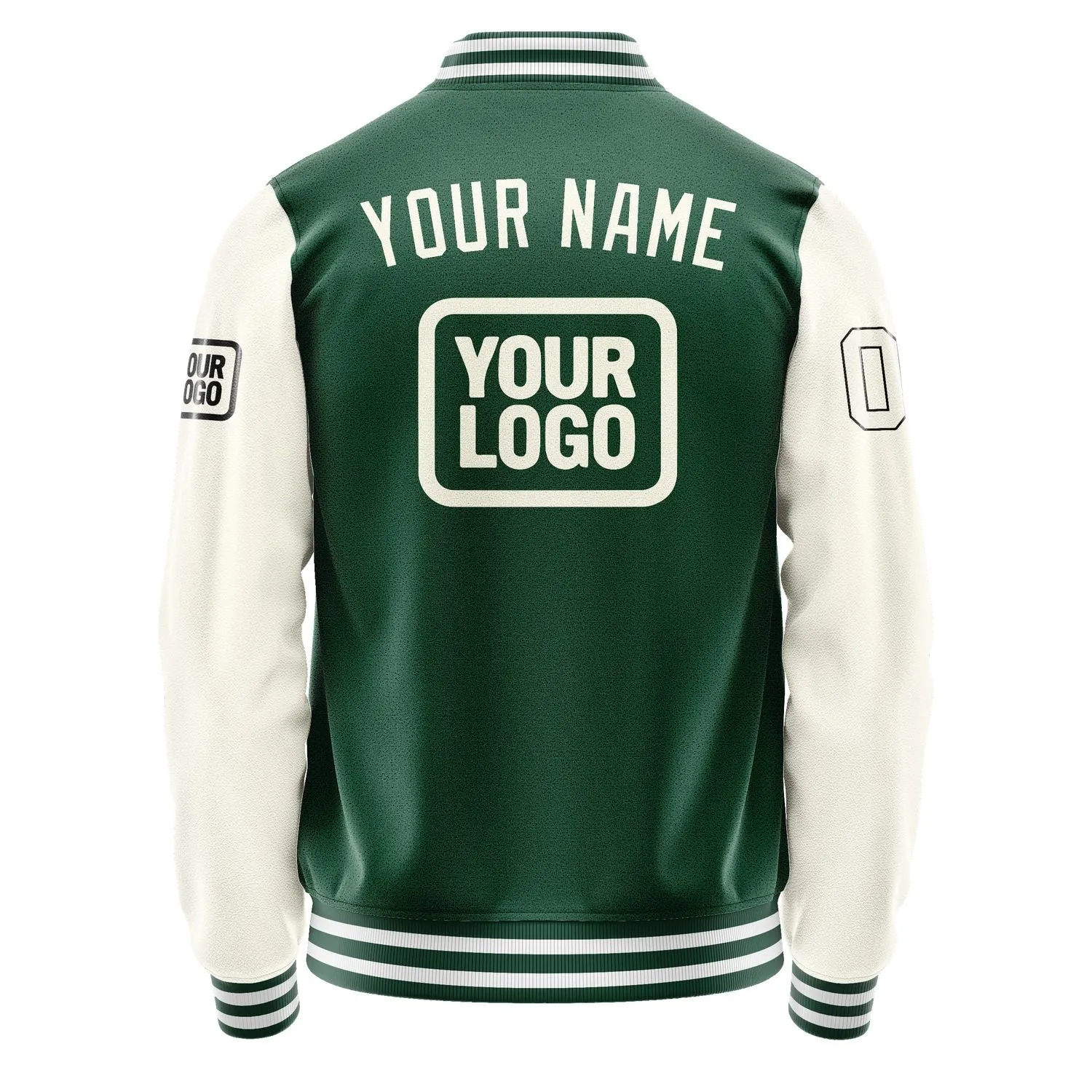 Custom Green Cream Jacket sold by Tailorly product image thumbnail 4