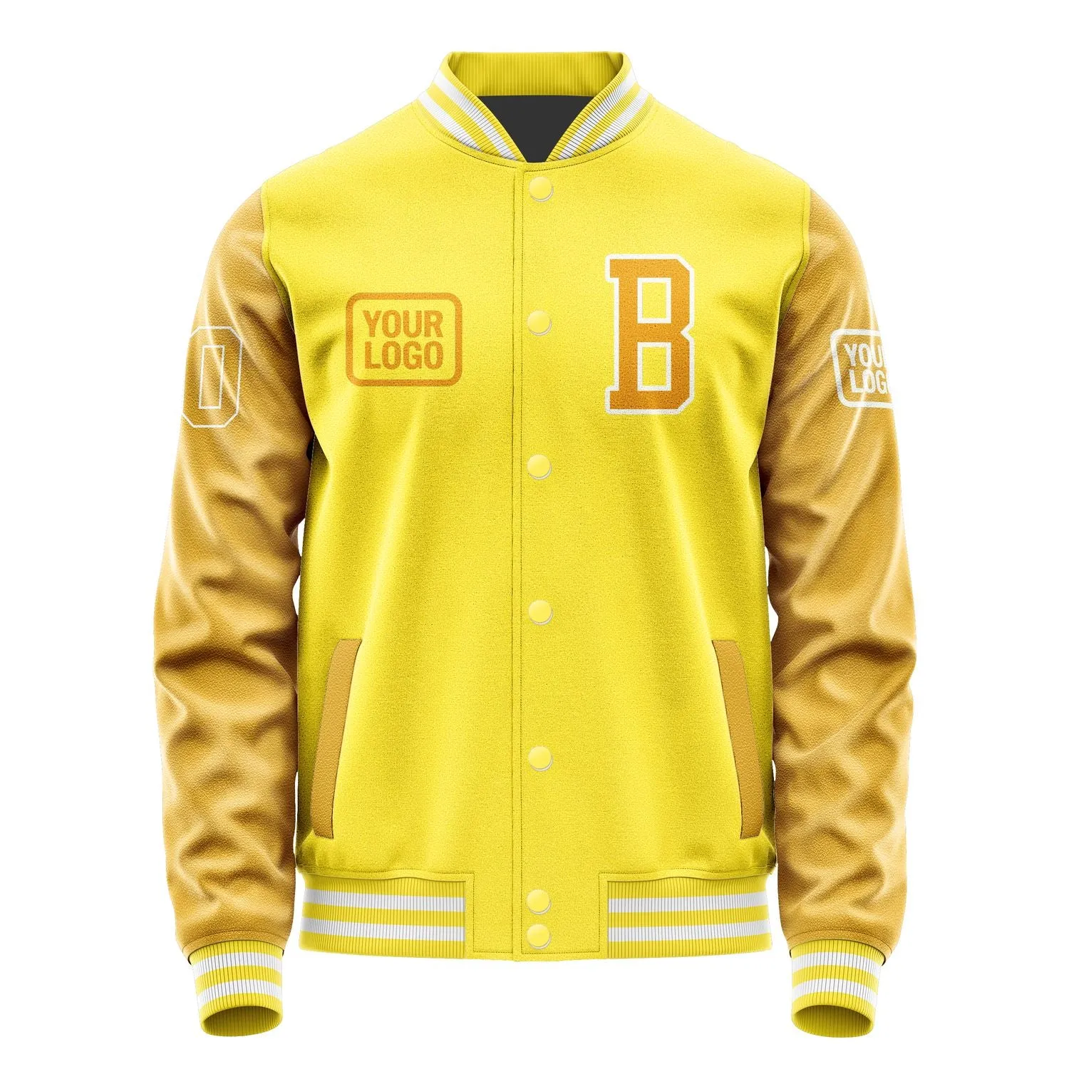 Custom Light Yellow Yellow Jacket sold by Tailorly product image thumbnail 2
