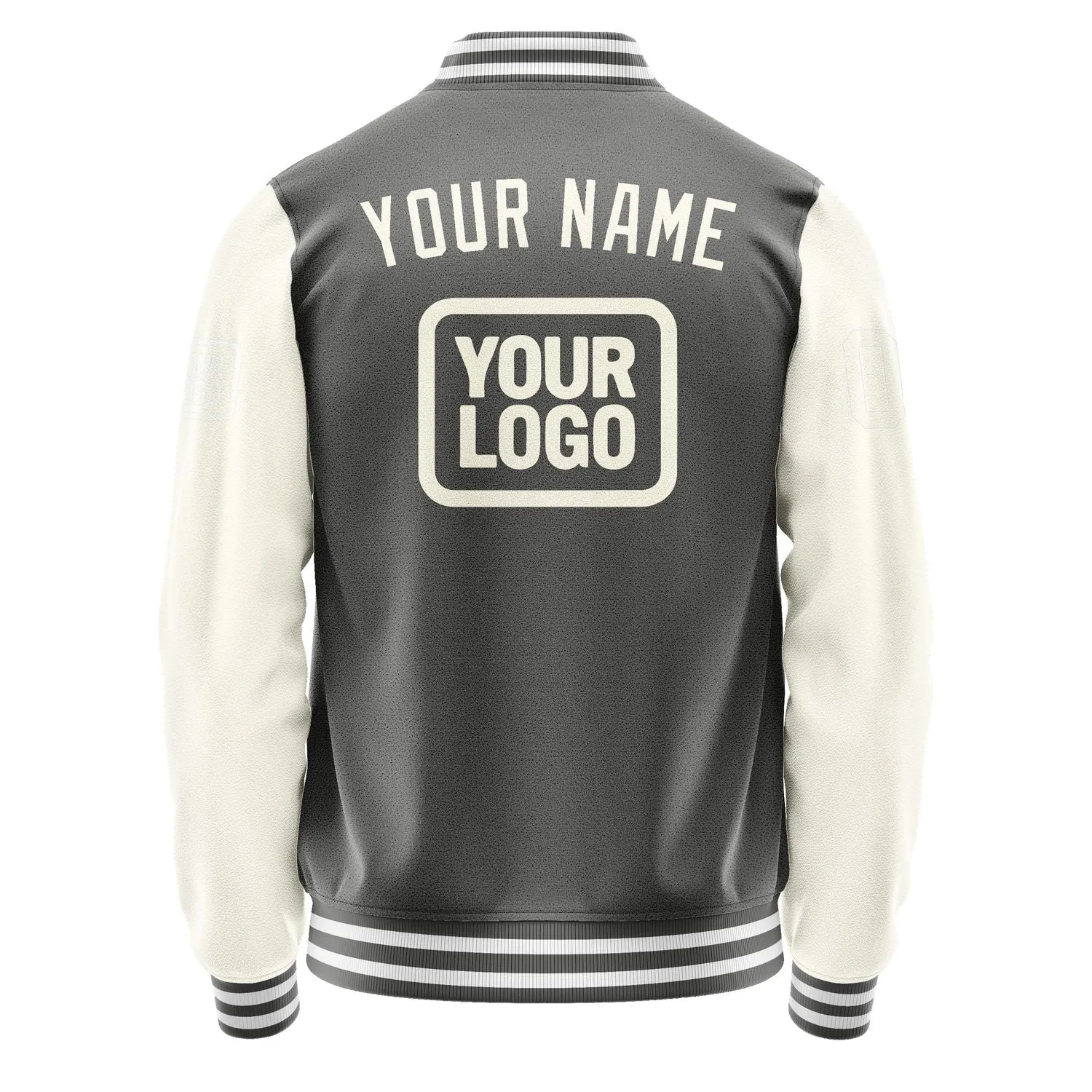 Custom Dark Grey Cream Jacket sold by Tailorly product image thumbnail 4