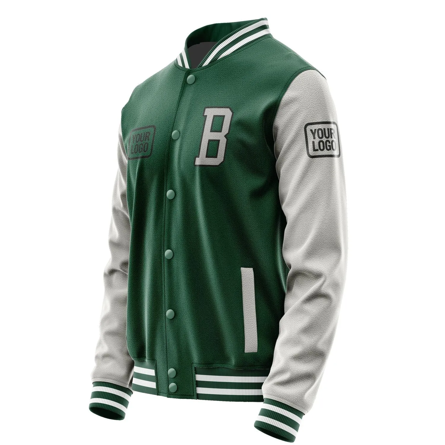 Custom Green Gray Jacket sold by Tailorly product image thumbnail 3