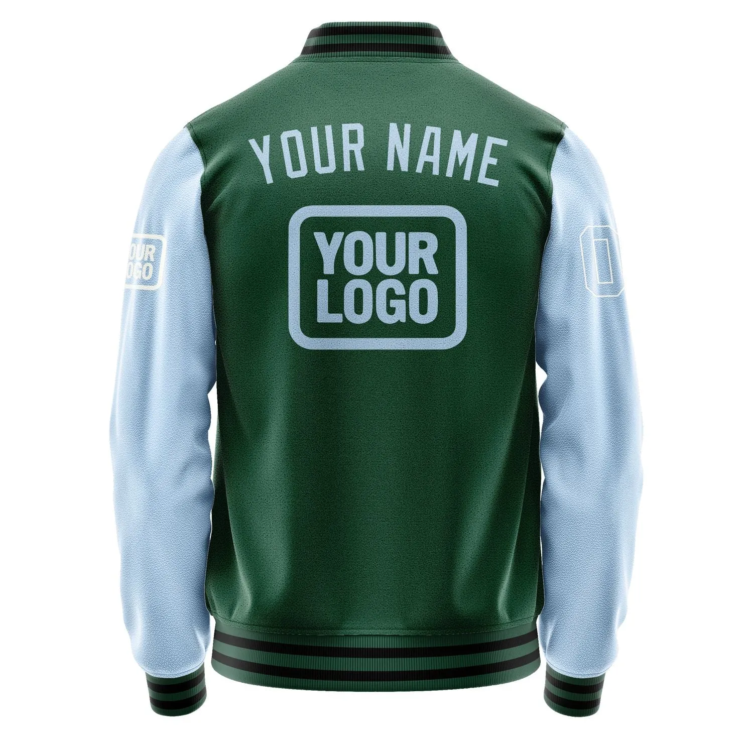 Custom Green Light Blue Jacket sold by Tailorly product image thumbnail 4