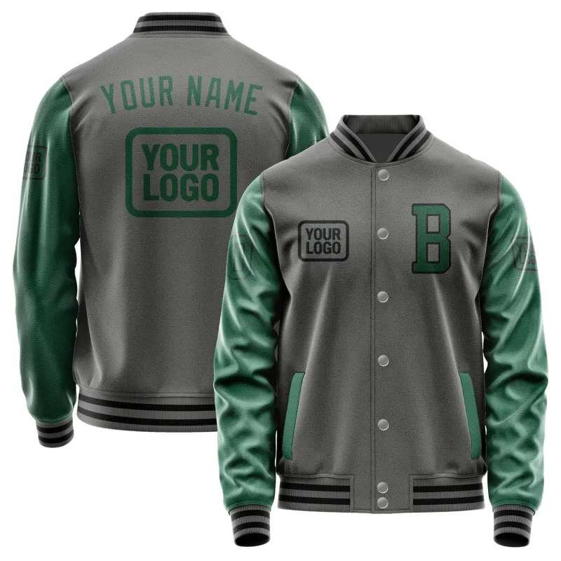 Custom Dark Grey Green Jacket sold by Tailorly