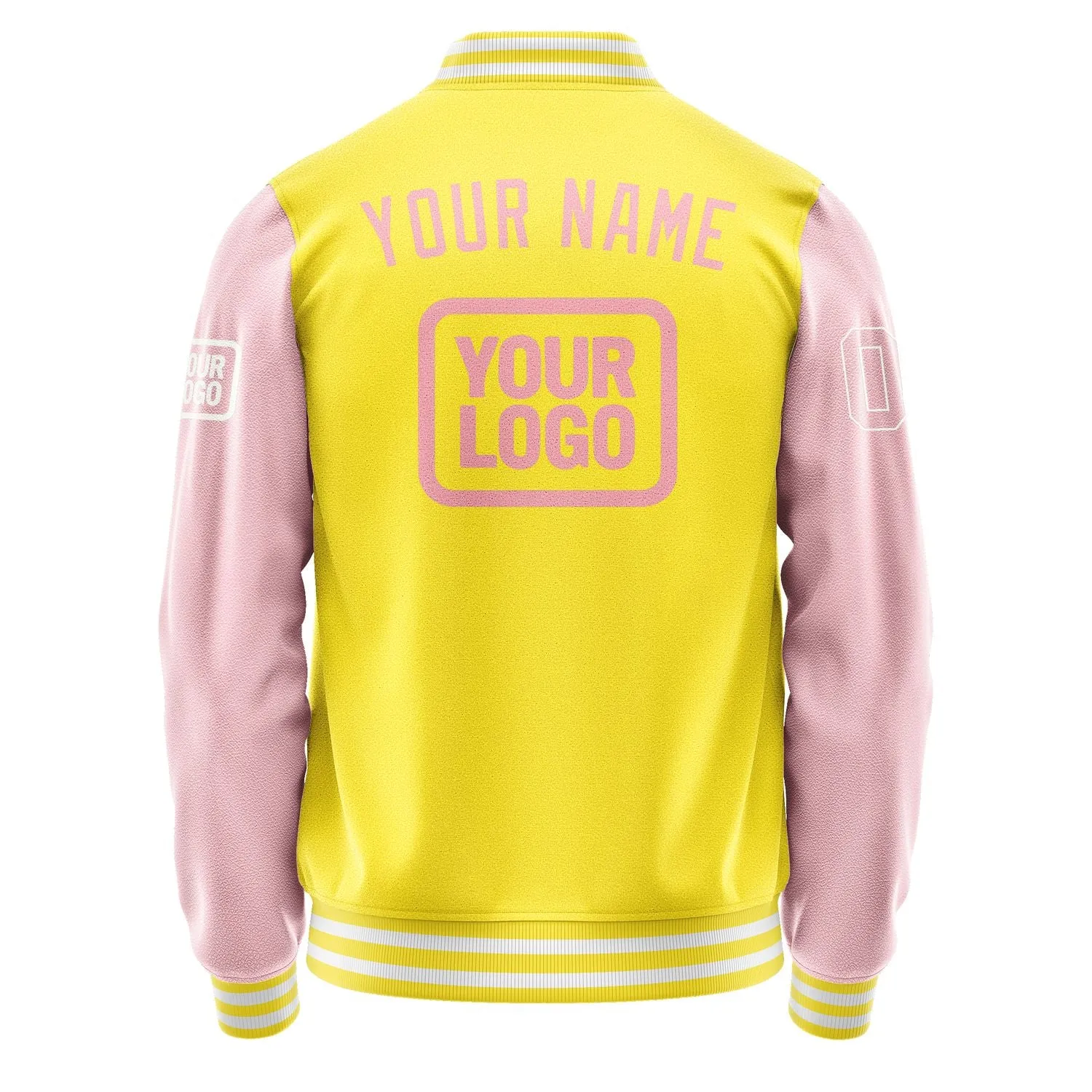 Custom Light Yellow Light Pink Jacket sold by Tailorly product image thumbnail 4