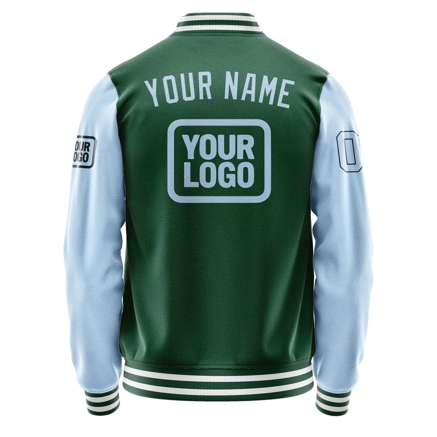 Custom Green Light Blue Jacket sold by Tailorly product image thumbnail 4