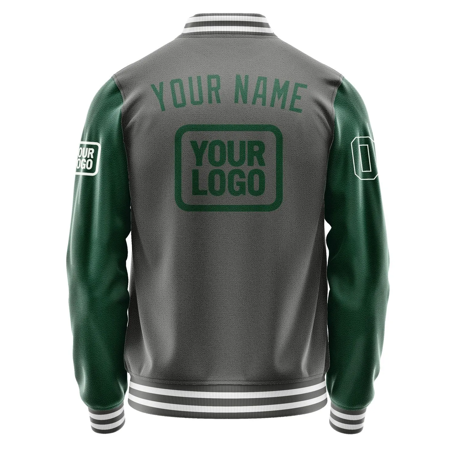 Custom Dark Grey Green Jacket sold by Tailorly product image thumbnail 4