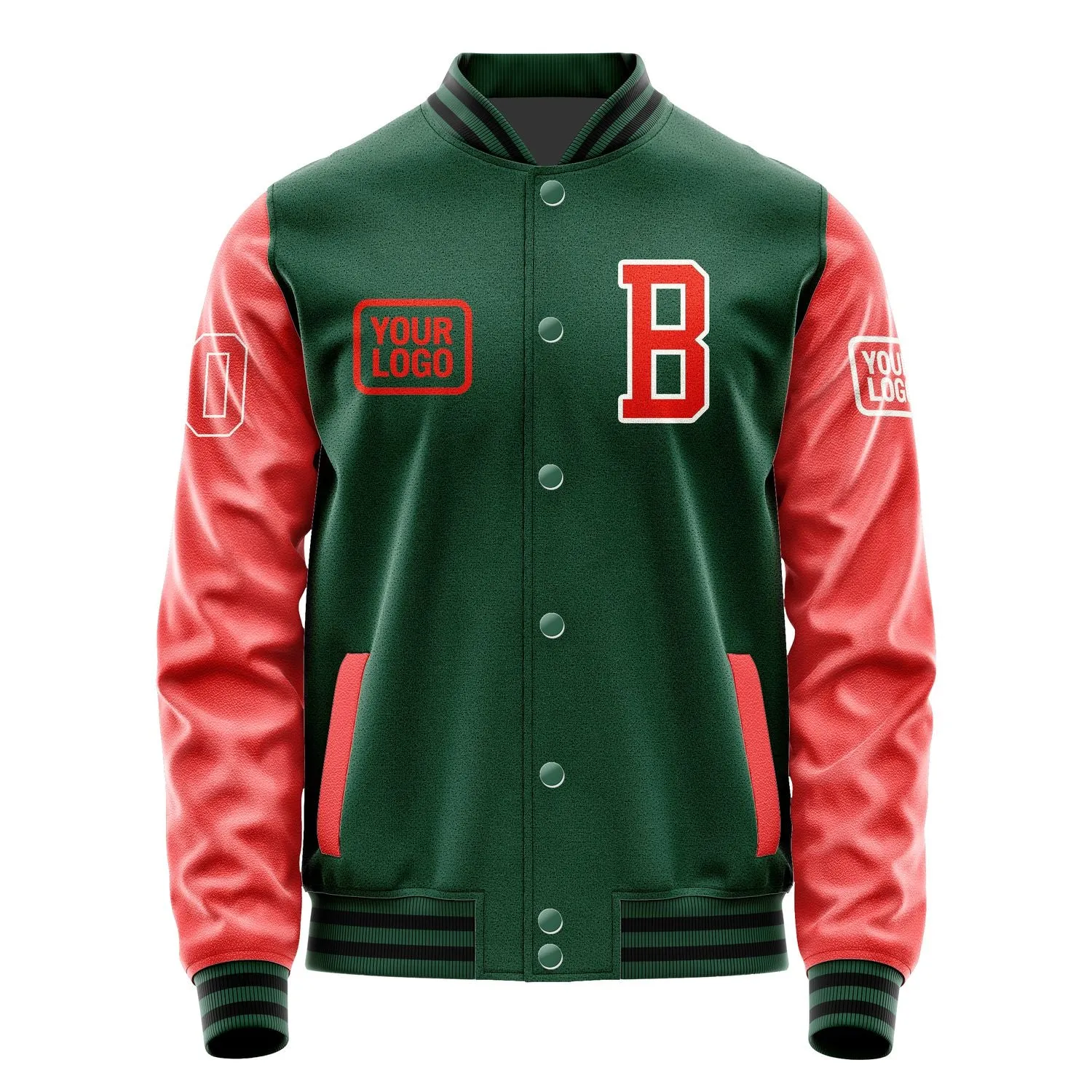 Custom Green Orange Red Jacket sold by Tailorly product image thumbnail 2