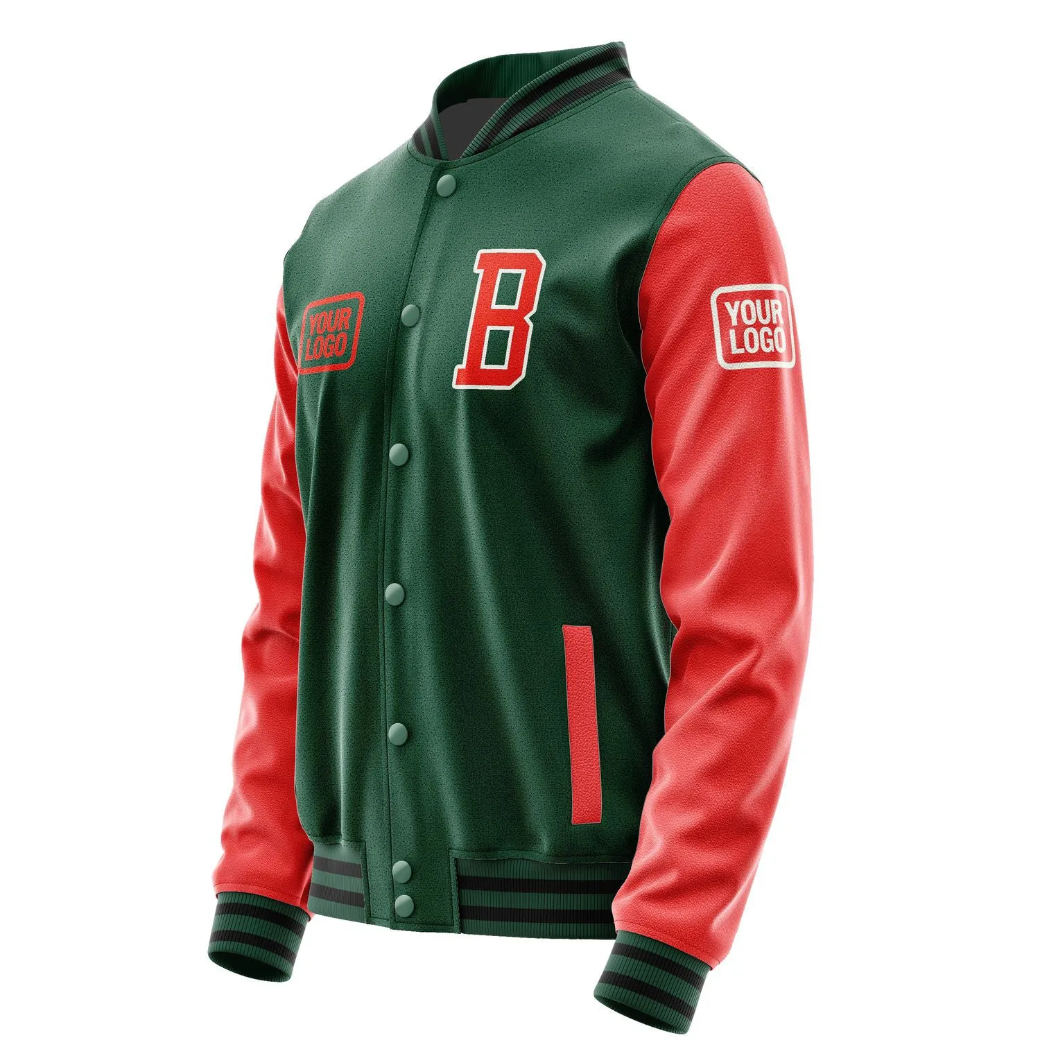 Custom Green Orange Red Jacket sold by Tailorly product image thumbnail 3