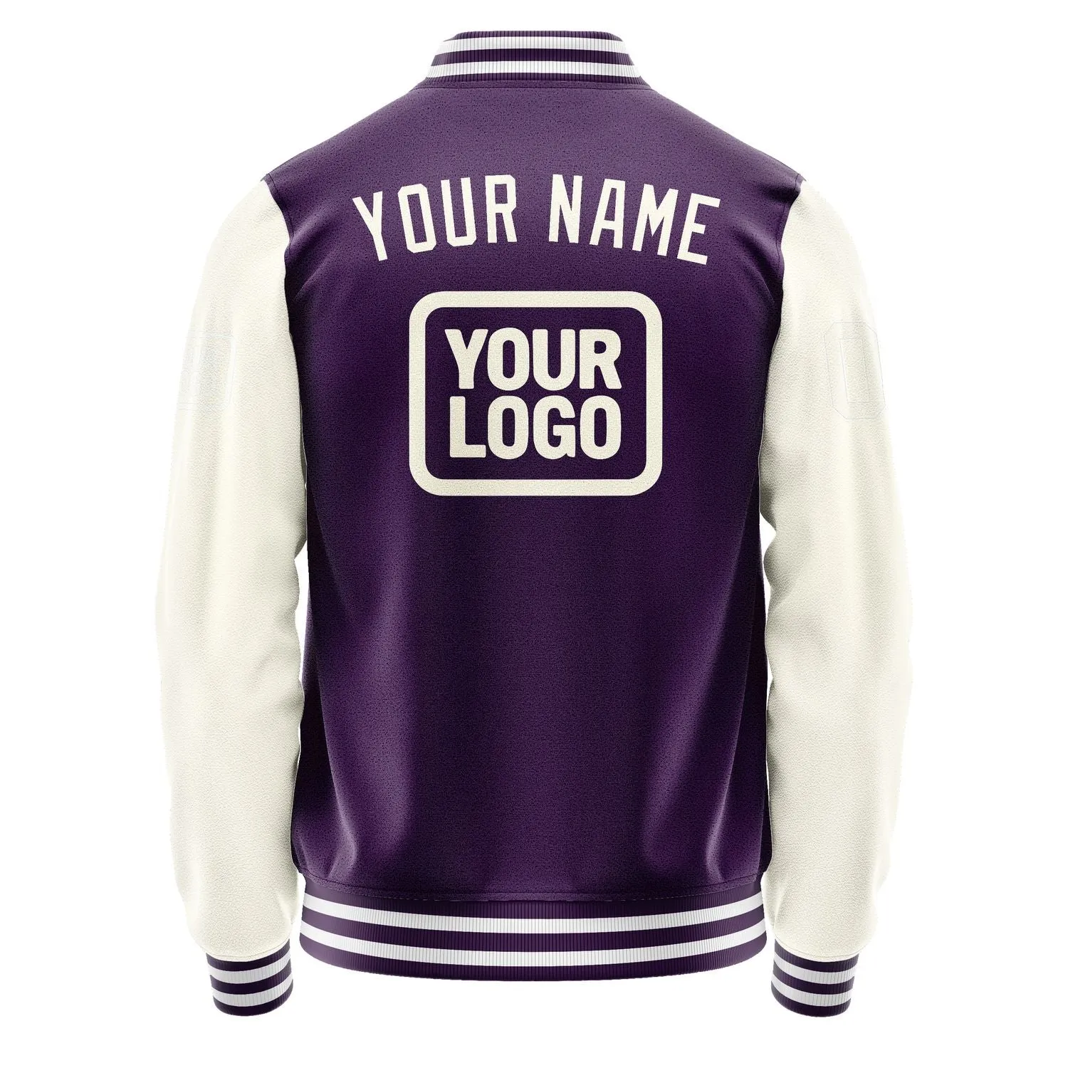 Custom Purple Cream Jacket sold by Tailorly product image thumbnail 4