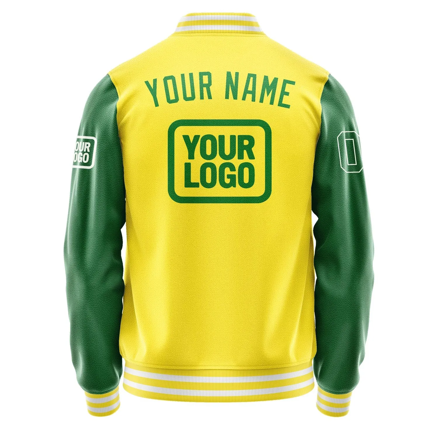 Custom Light Yellow Emerald Green Jacket sold by Tailorly product image thumbnail 4