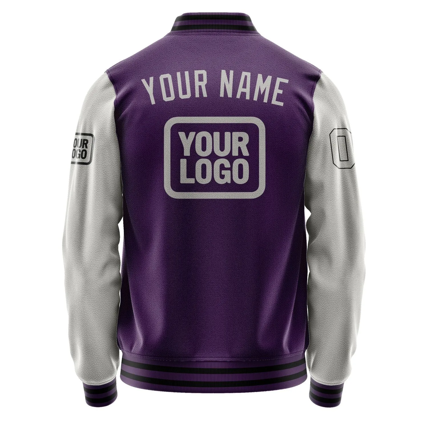 Custom Purple Gray Jacket sold by Tailorly product image thumbnail 4