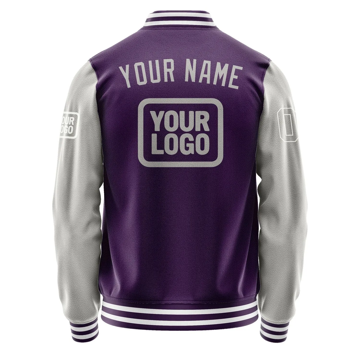 Custom Purple Gray Jacket sold by Tailorly product image thumbnail 4
